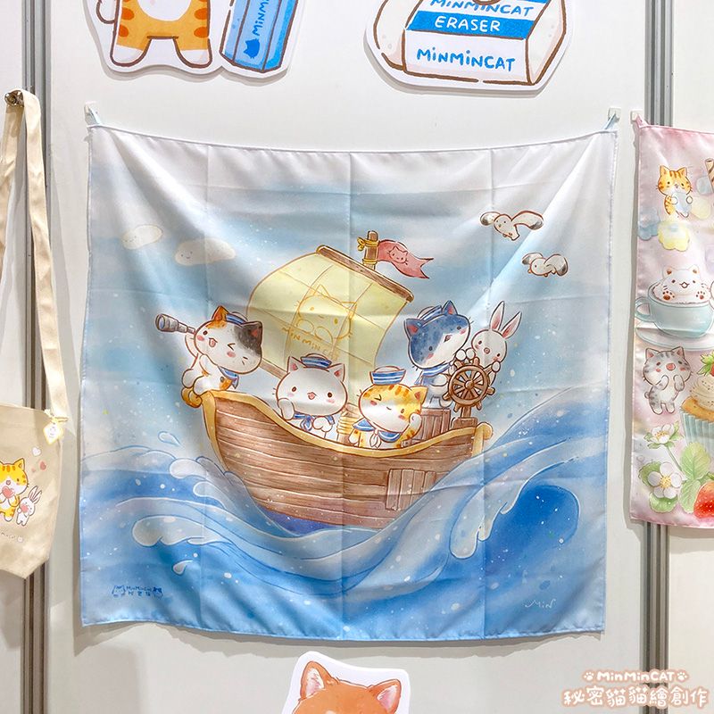秘密貓掛布 海上探險＆甜點時光  手作系列商品