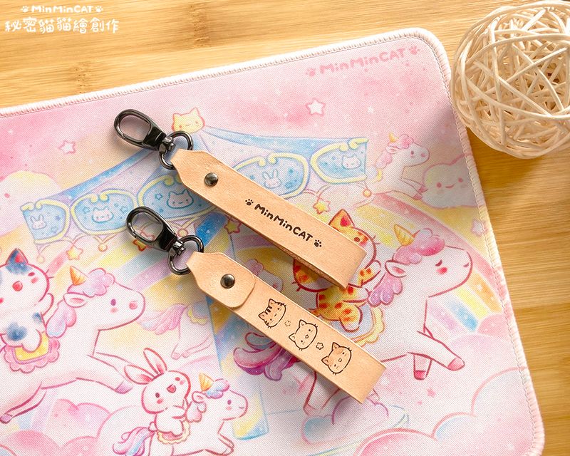 秘密貓 皮革掛飾 手作系列商品