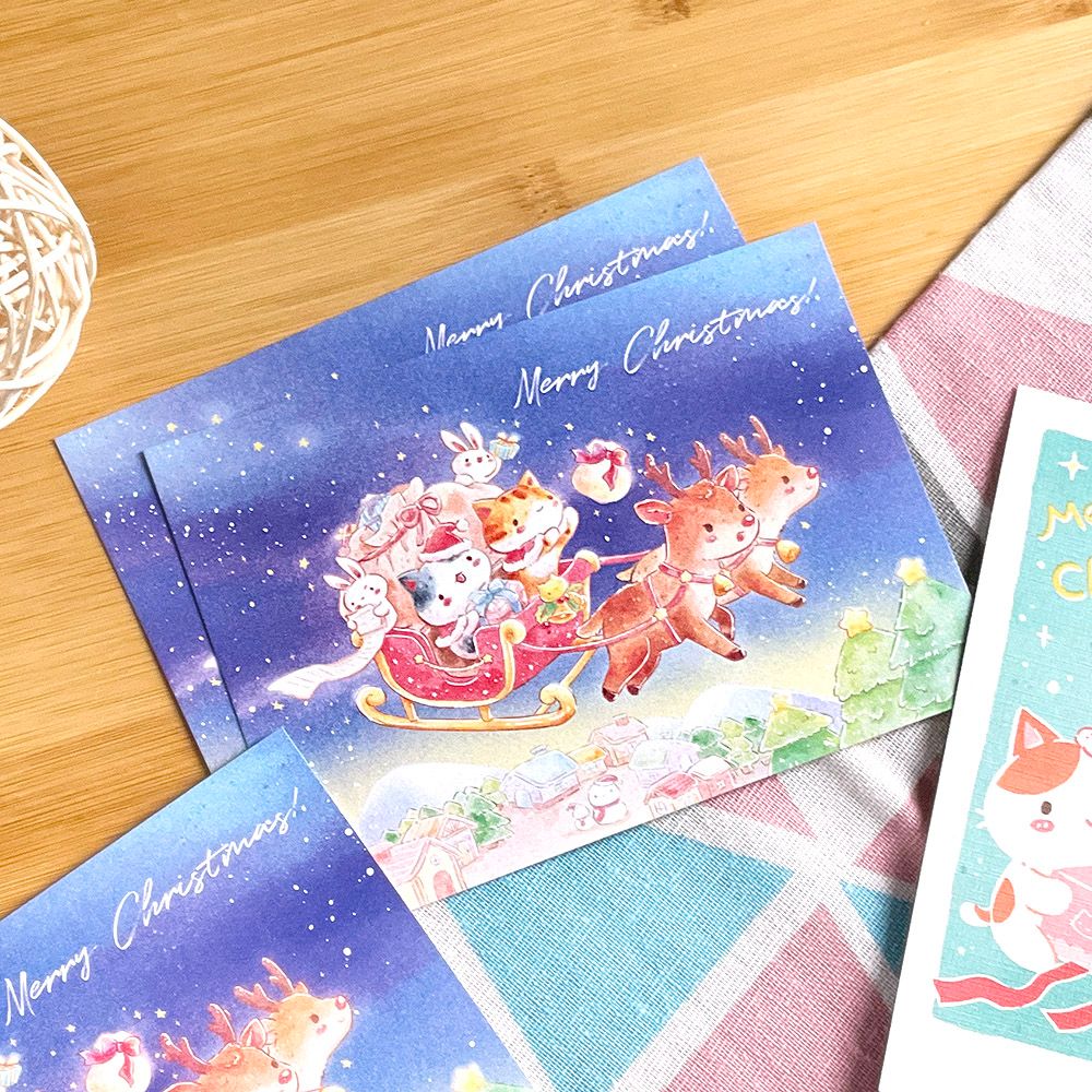 秘密貓 聖誕系列 明信片