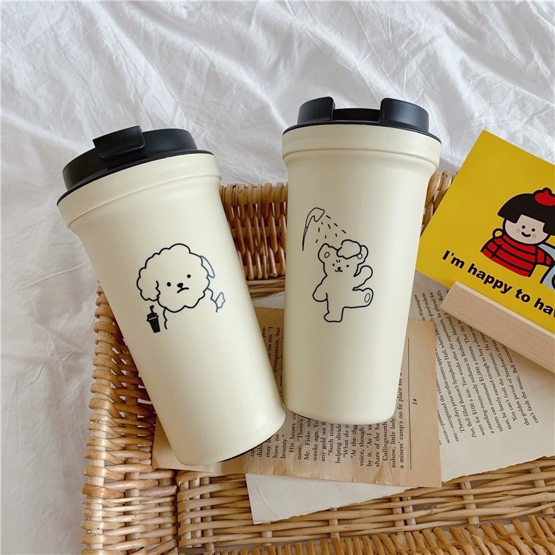 yuyus 韓系手繪手拿咖啡杯