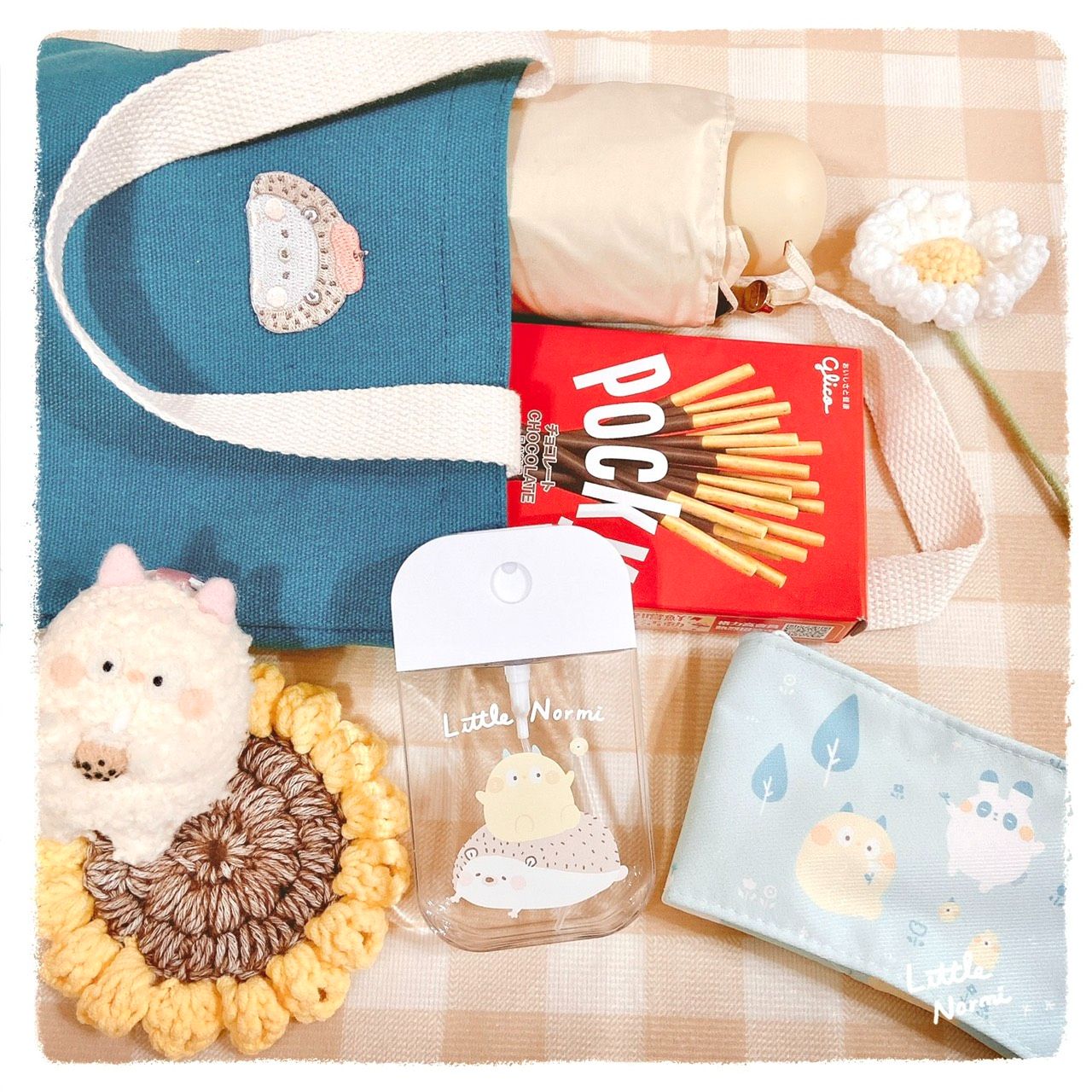 小糯米Little Normi ｜帆布小提袋 ꒰ 4色 ꒱