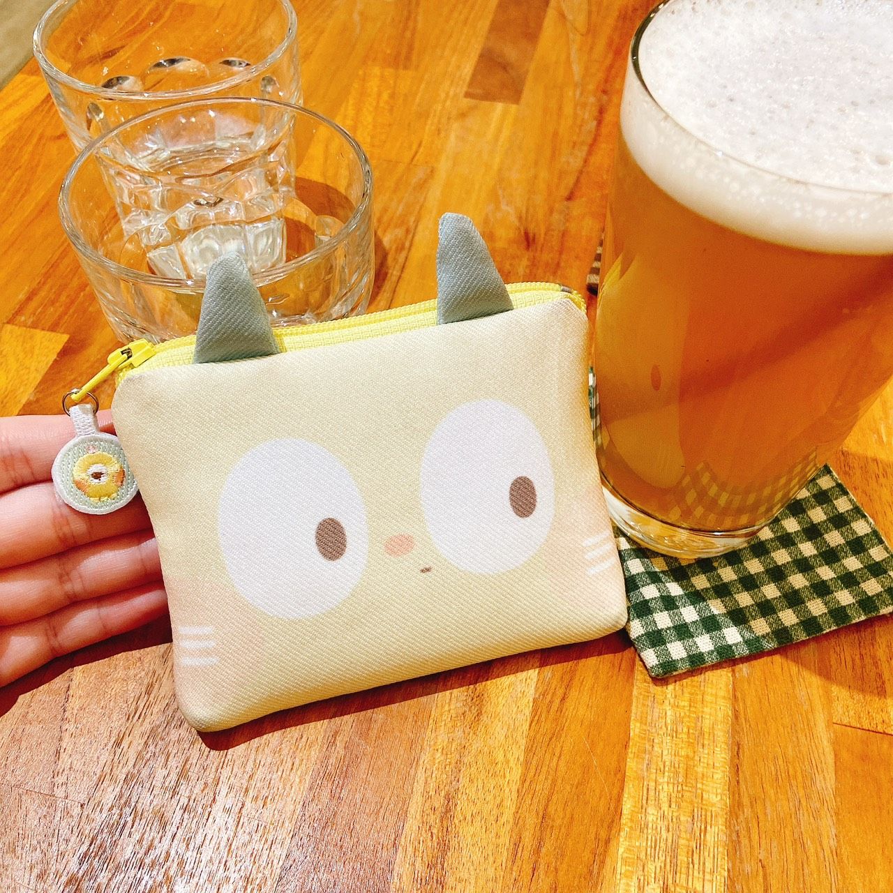 小糯米Little Normi ｜糯米零錢包·刺繡拉鍊