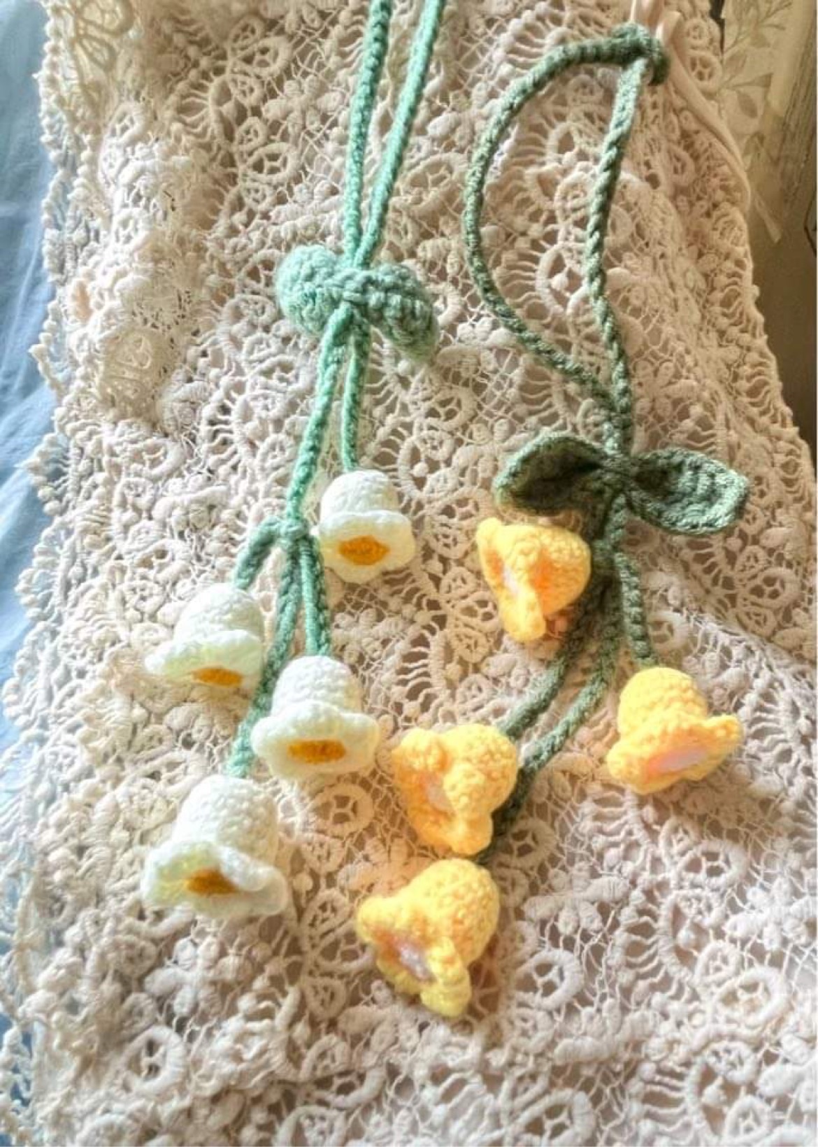 （點擊另有照片）鉤織吊飾—鈴蘭花（多色下單請確認顏色）