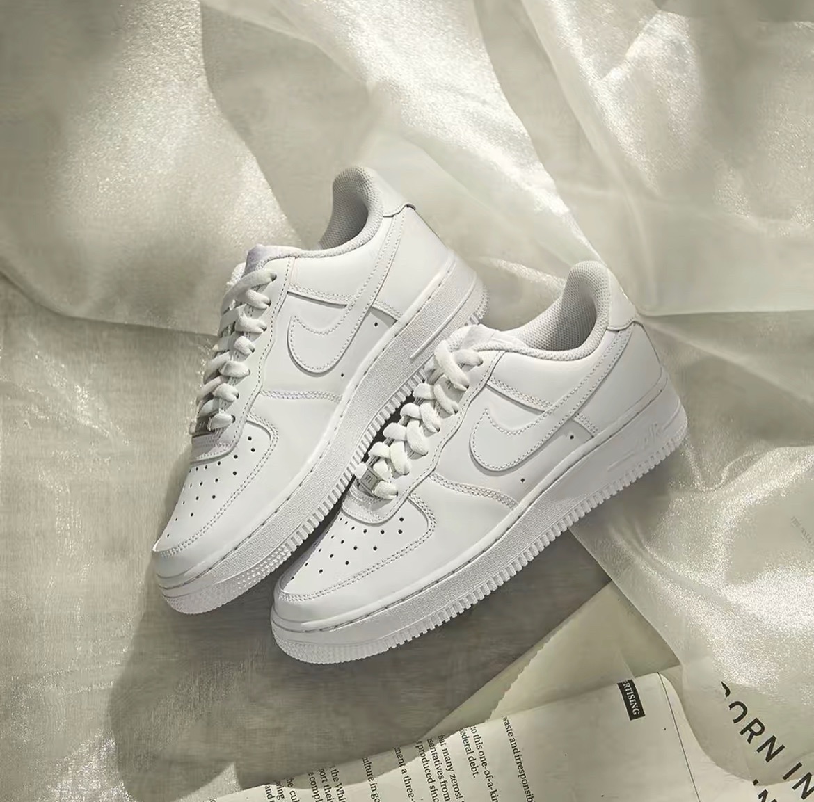預購｜ 七個工作天內出貨｜ NIKE AIR FORCE AF1 基本款純白