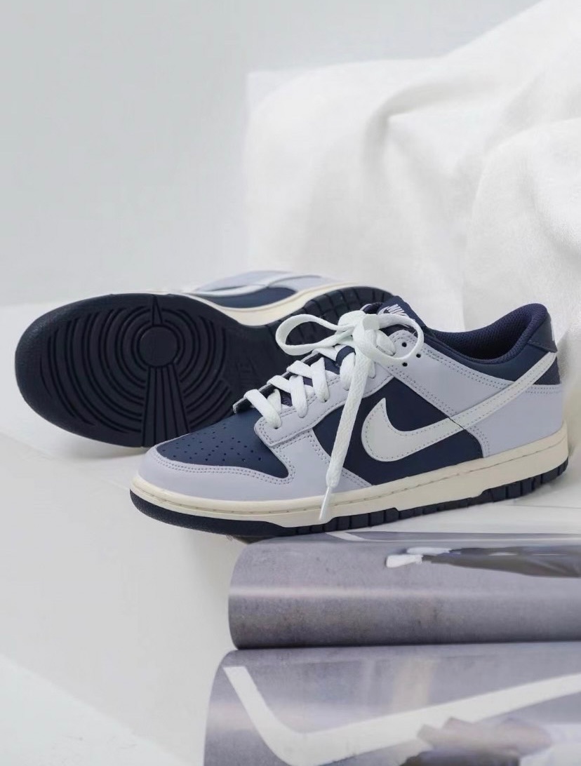 ｜預購7個工作天｜Nike dunk low GS 大童款 反轉藍灰 內有簡述