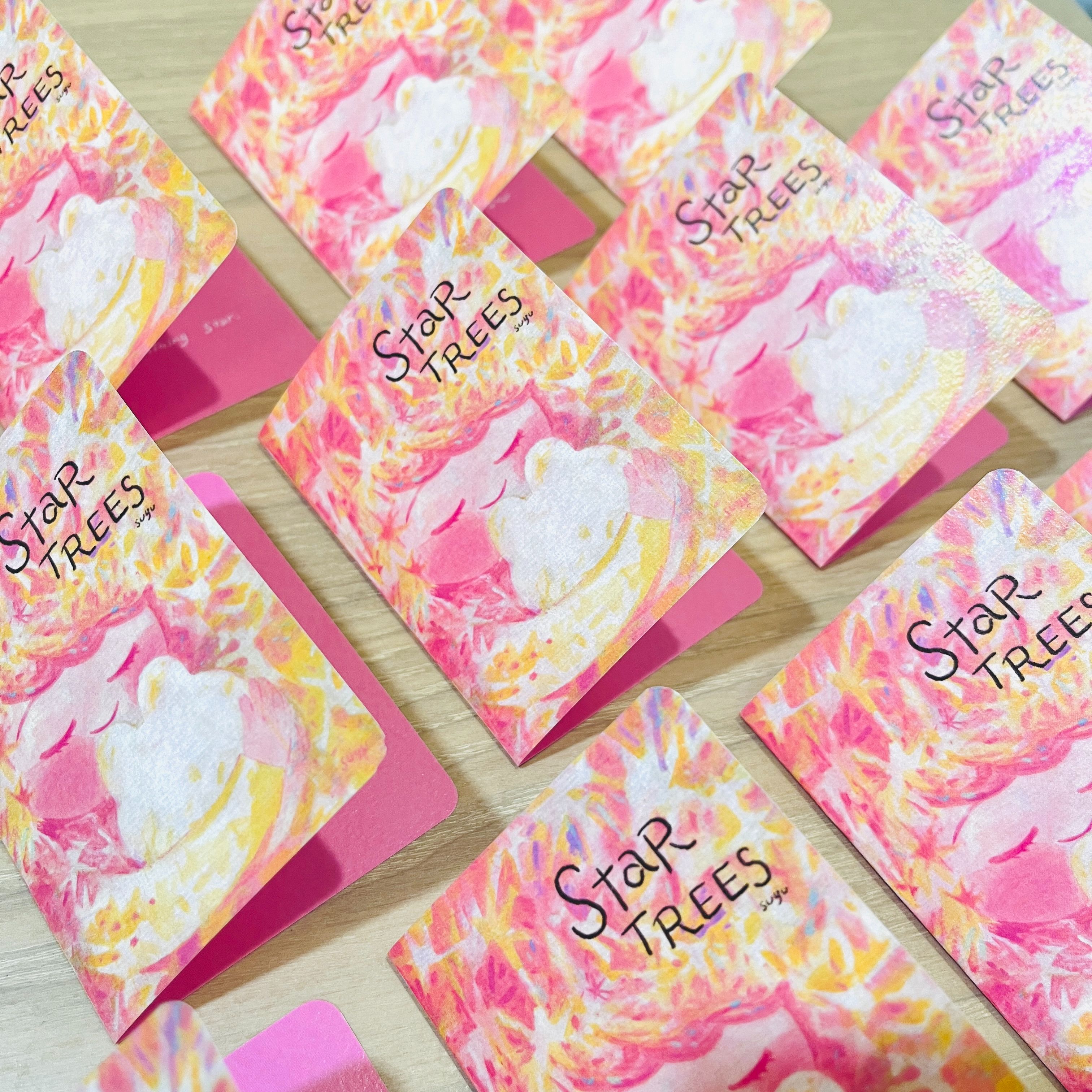 suyu小誌_STAR TREES_卡片/手工摺頁書