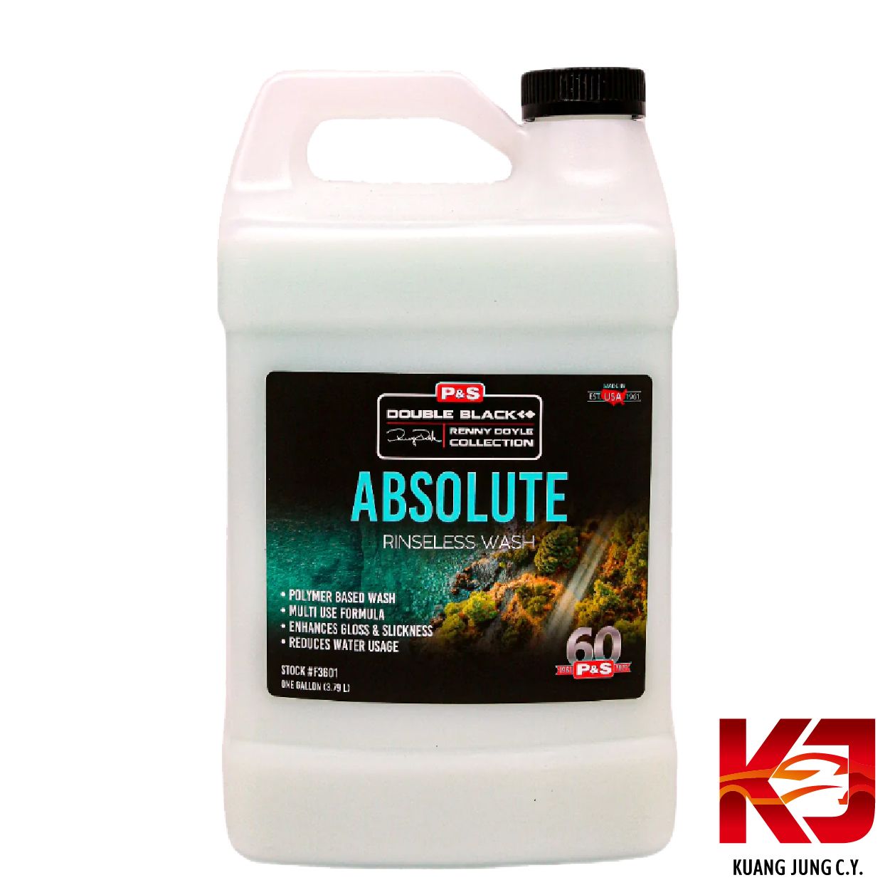 【KJ】ABSOLUTE RINSELESS WASH 超濃縮 免沖洗 無水洗 1加侖