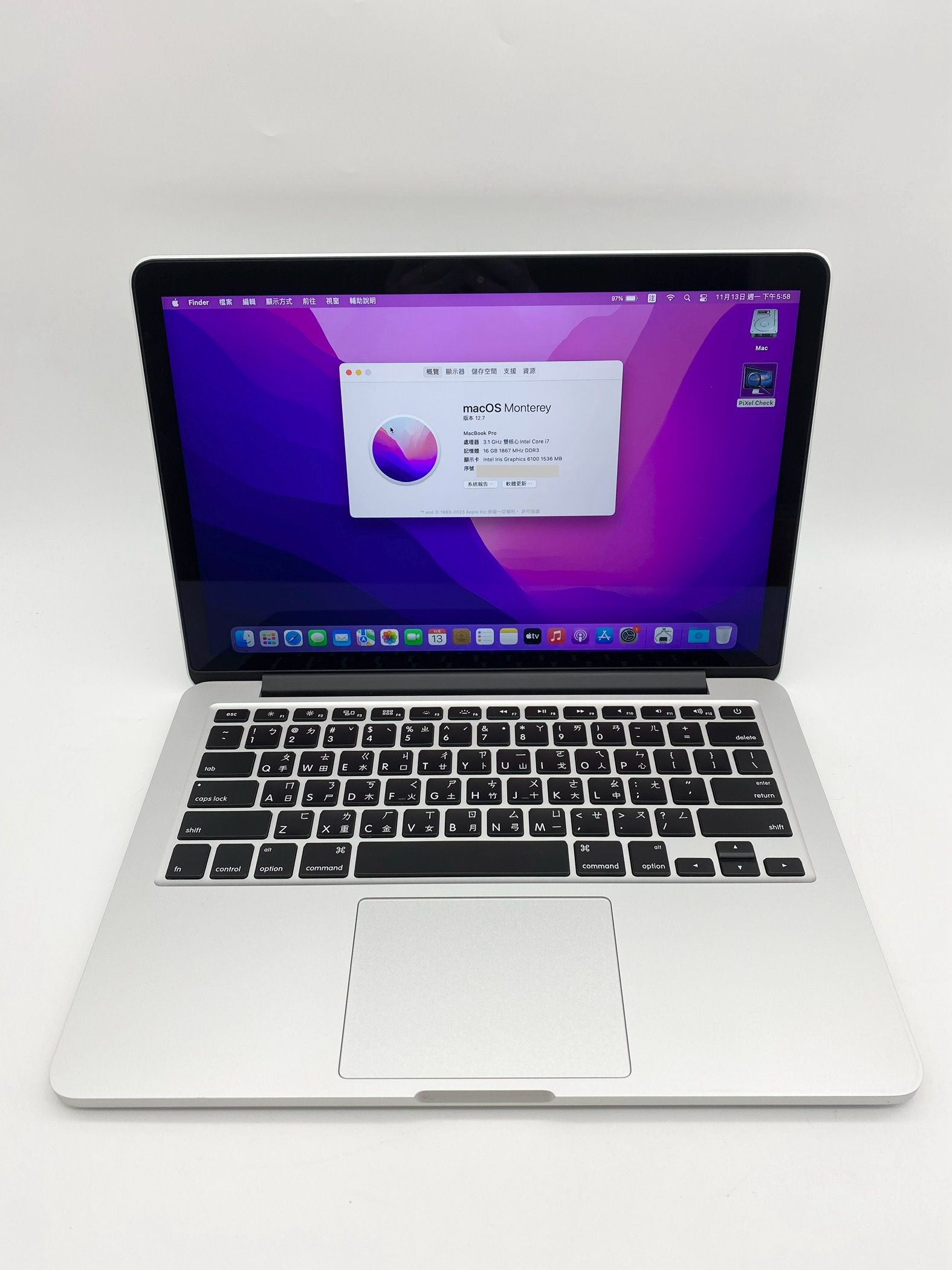 [i7/16G]MacBook Pro Retina 13＂ Early 2015
