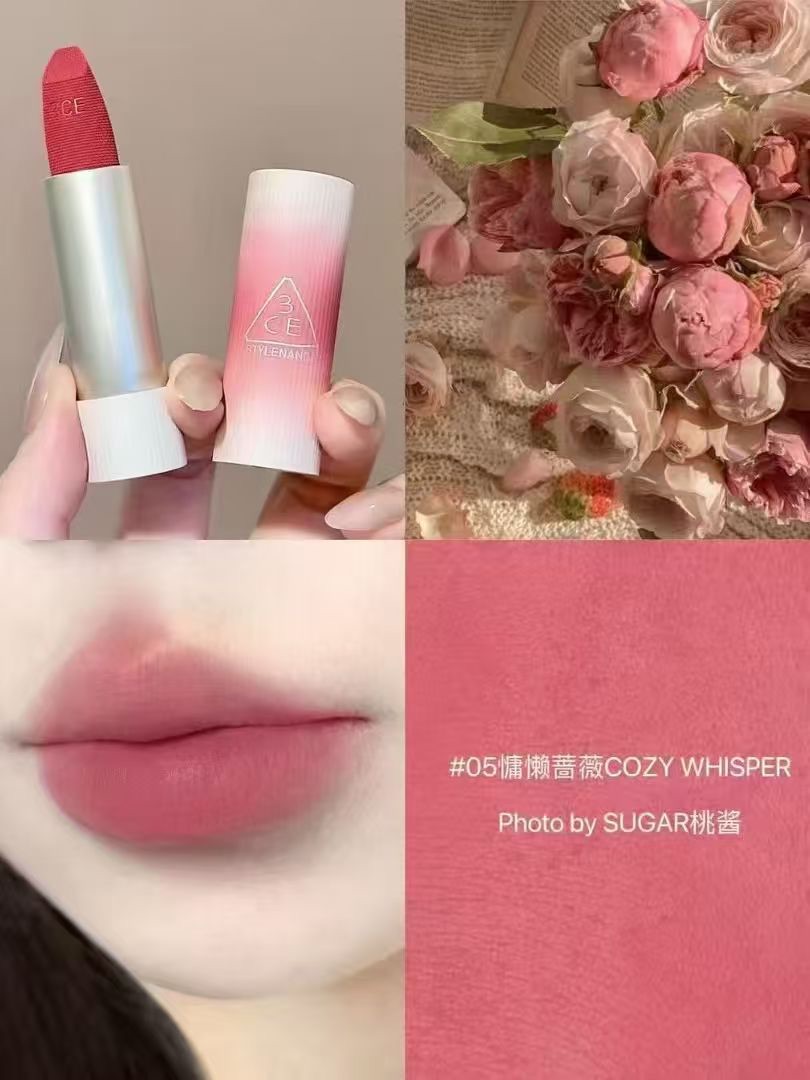 售完無！3CE 絲絨唇膏 05cozy whisper 1.5g
