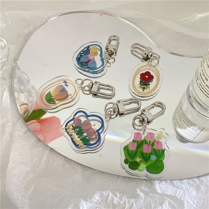 透明鬱金香吊飾🌷