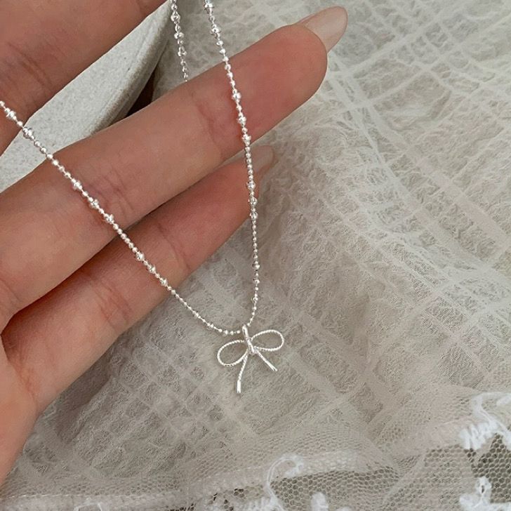 （內有兩款）蝴蝶結熱潮🎀項鍊