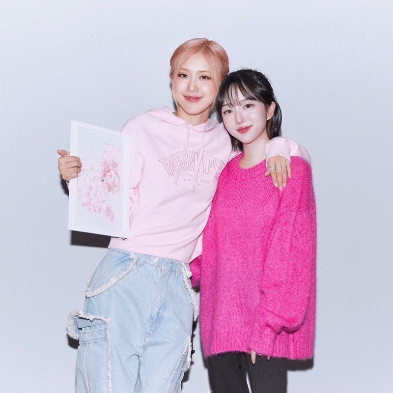 澳洲限定Born pink粉帽T