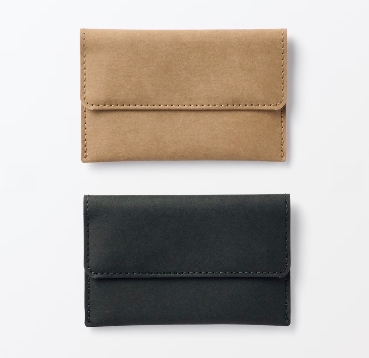日本 🇯🇵 MUJI 無印良品 牛皮紙卡夾 名片夾 信用卡夾