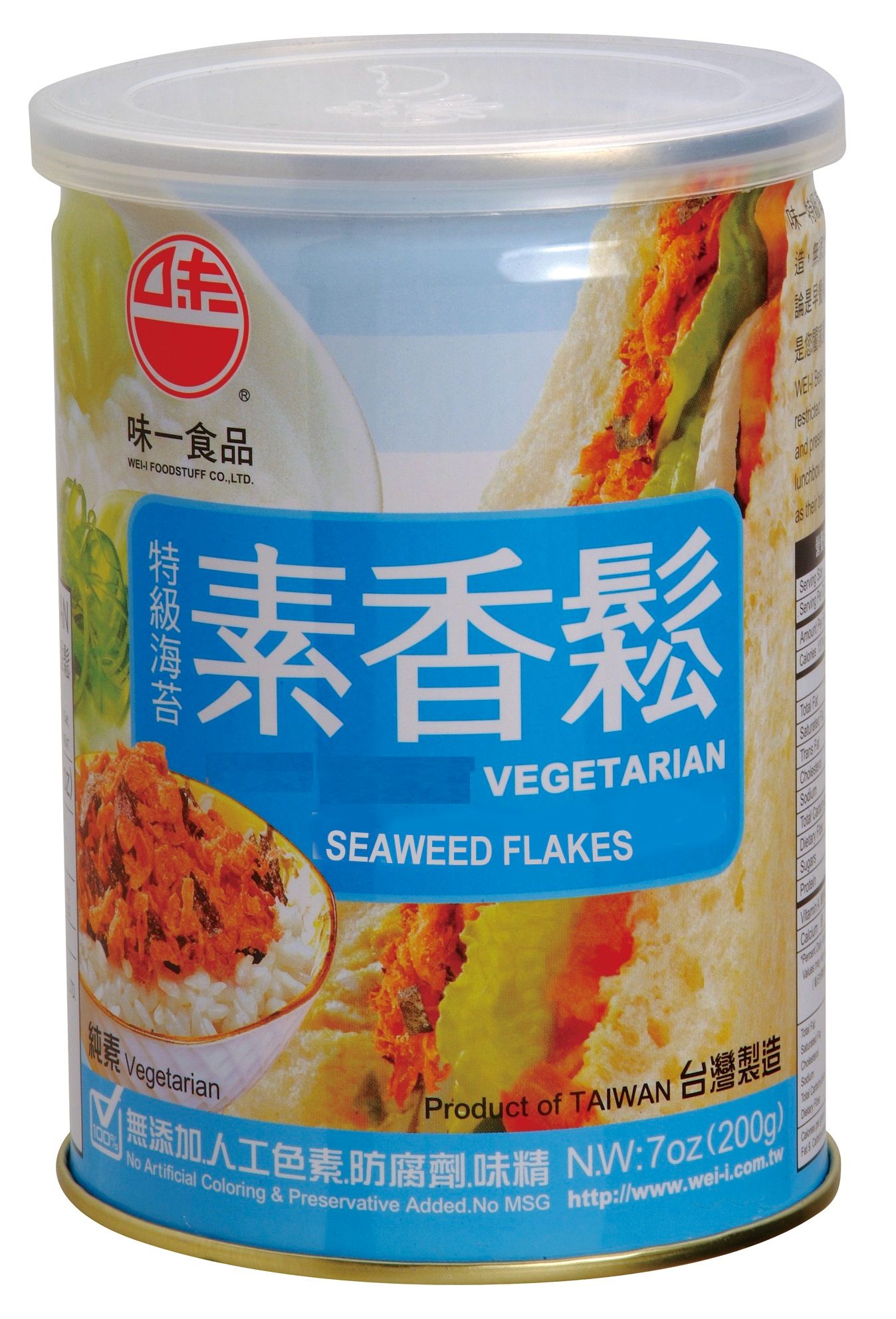 海苔素香鬆200G易開罐
