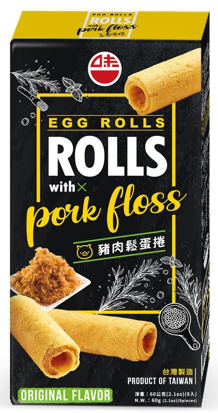 味一豬肉鬆蛋捲60G盒