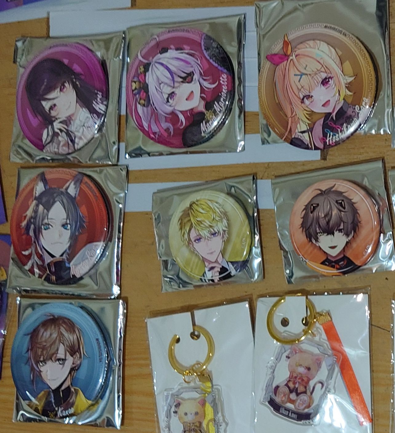 NIJISANJI 彩虹社 農曆新年 新春 中國 立牌 徽章 紅包特典