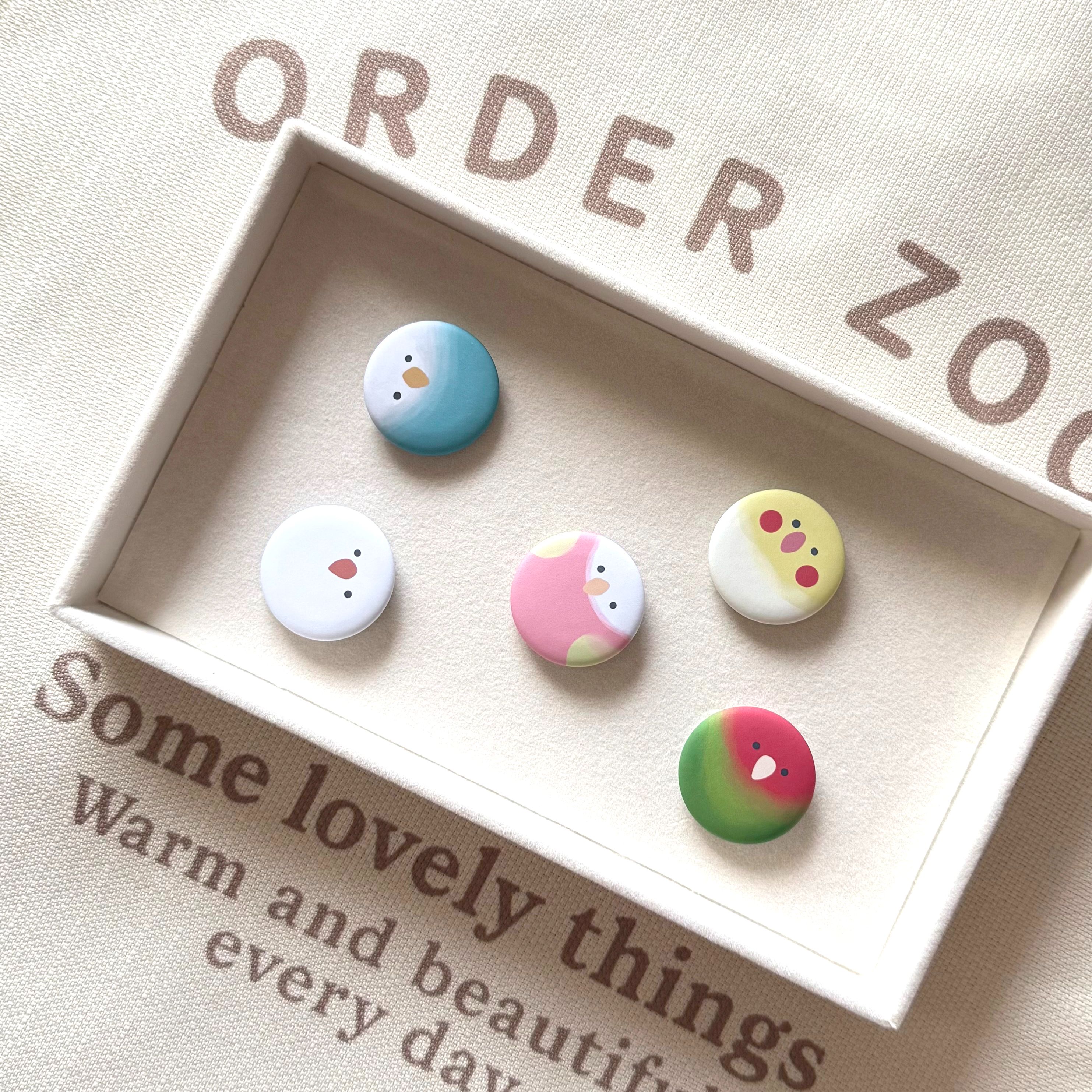 來點鳥’絲絨徽章 /6款 ✦New