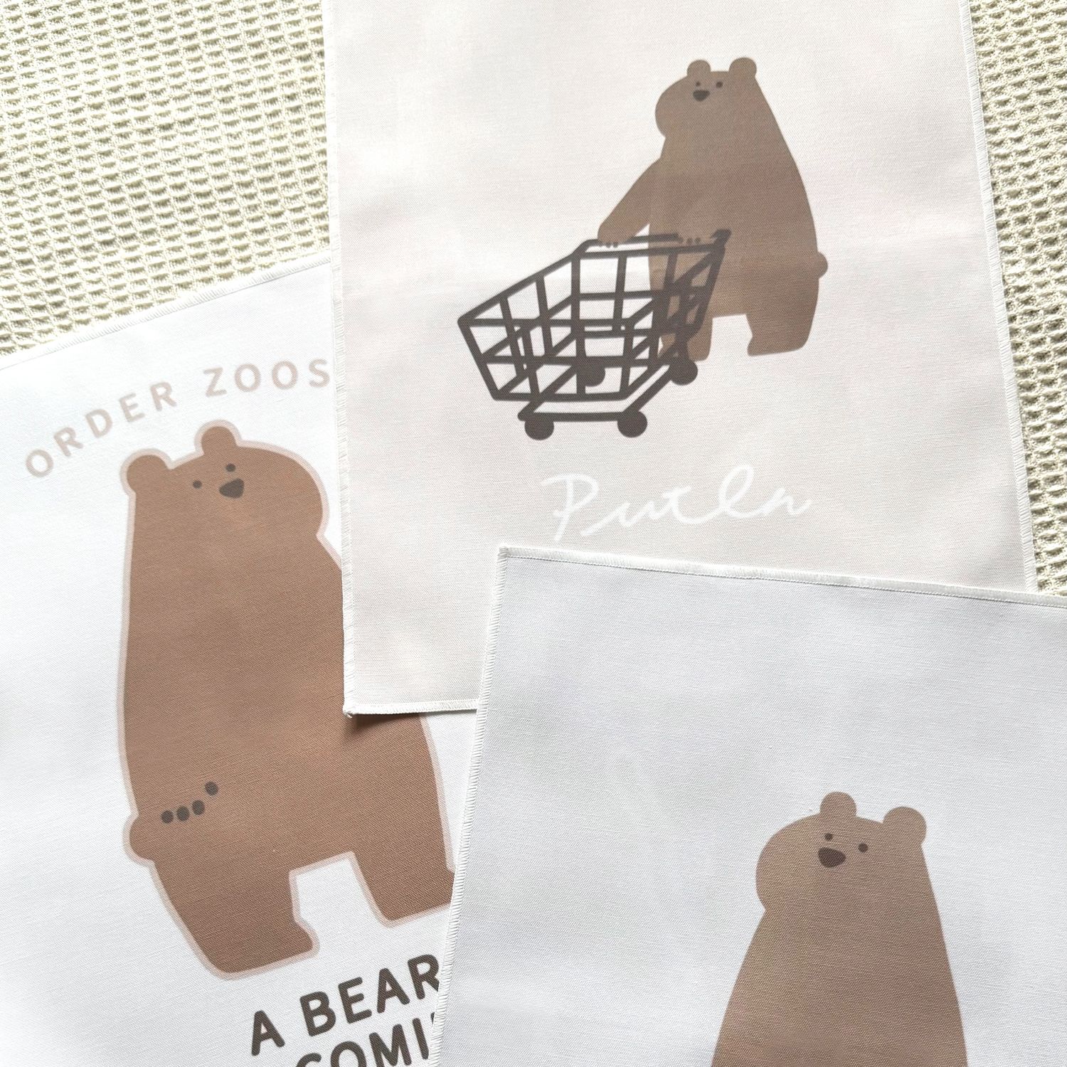 來點熊’ 掛布、海報畫 A3/A4 【少量】✦New