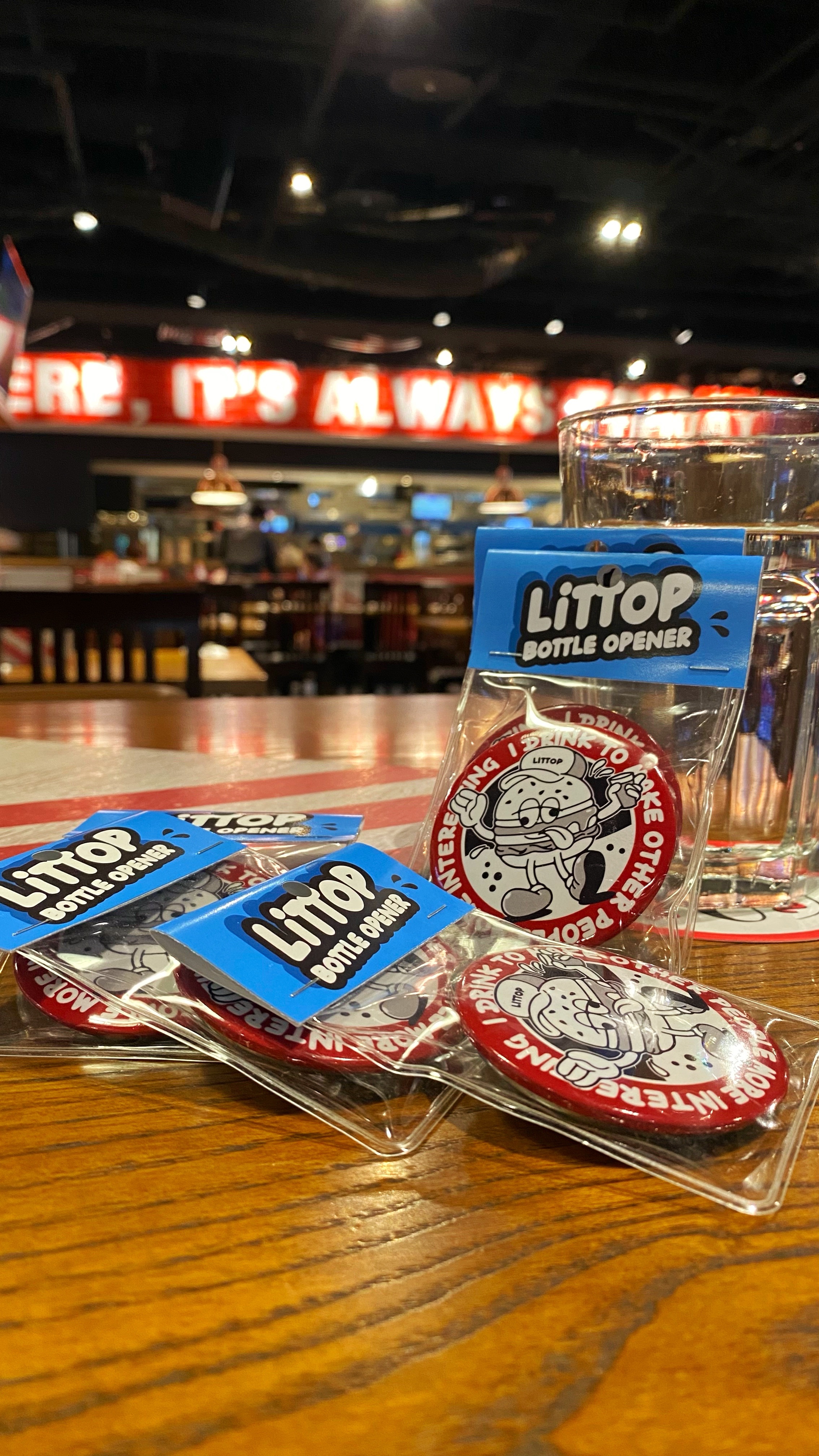 漢堡開瓶器鑰匙圈