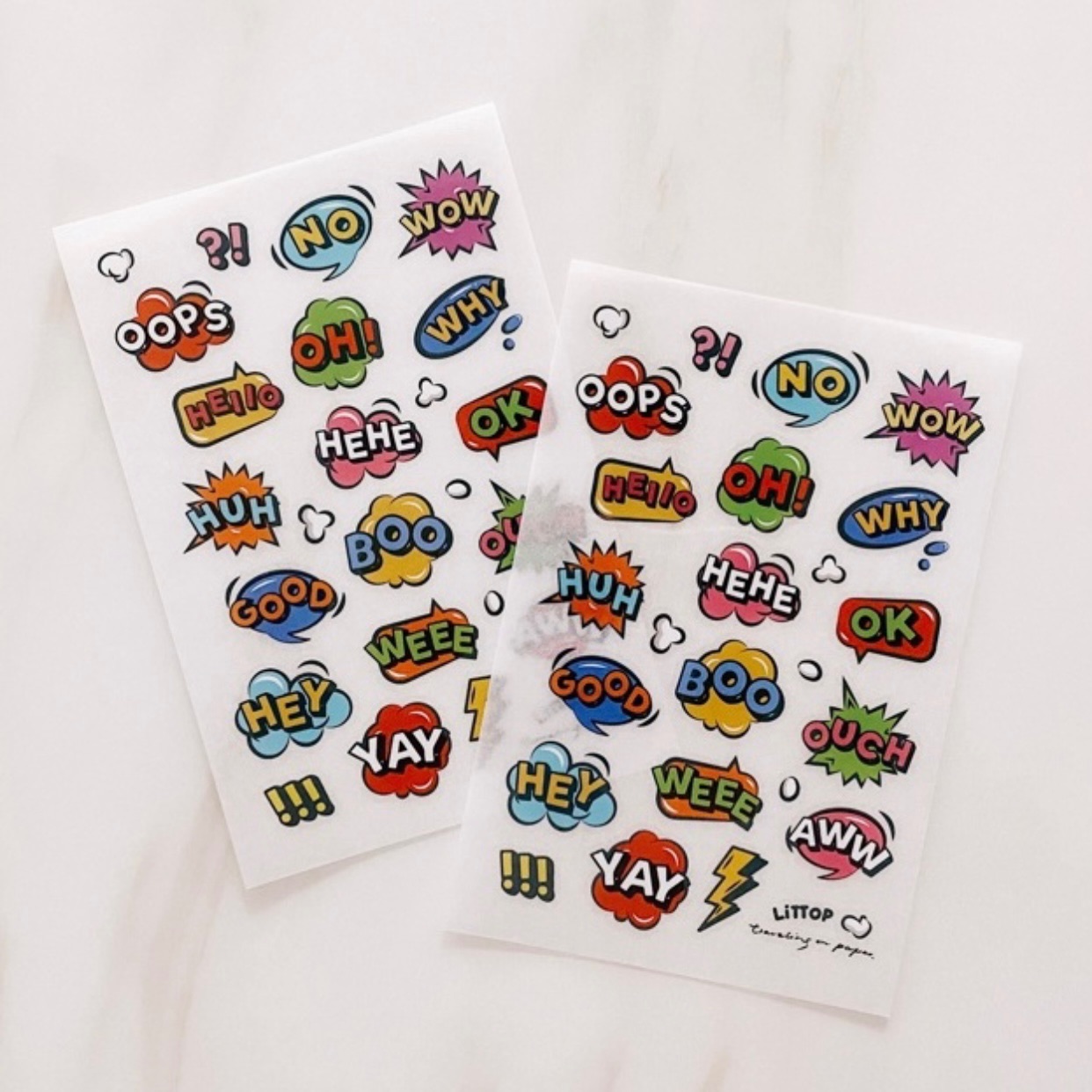 Traveling on paper聯名轉印貼紙