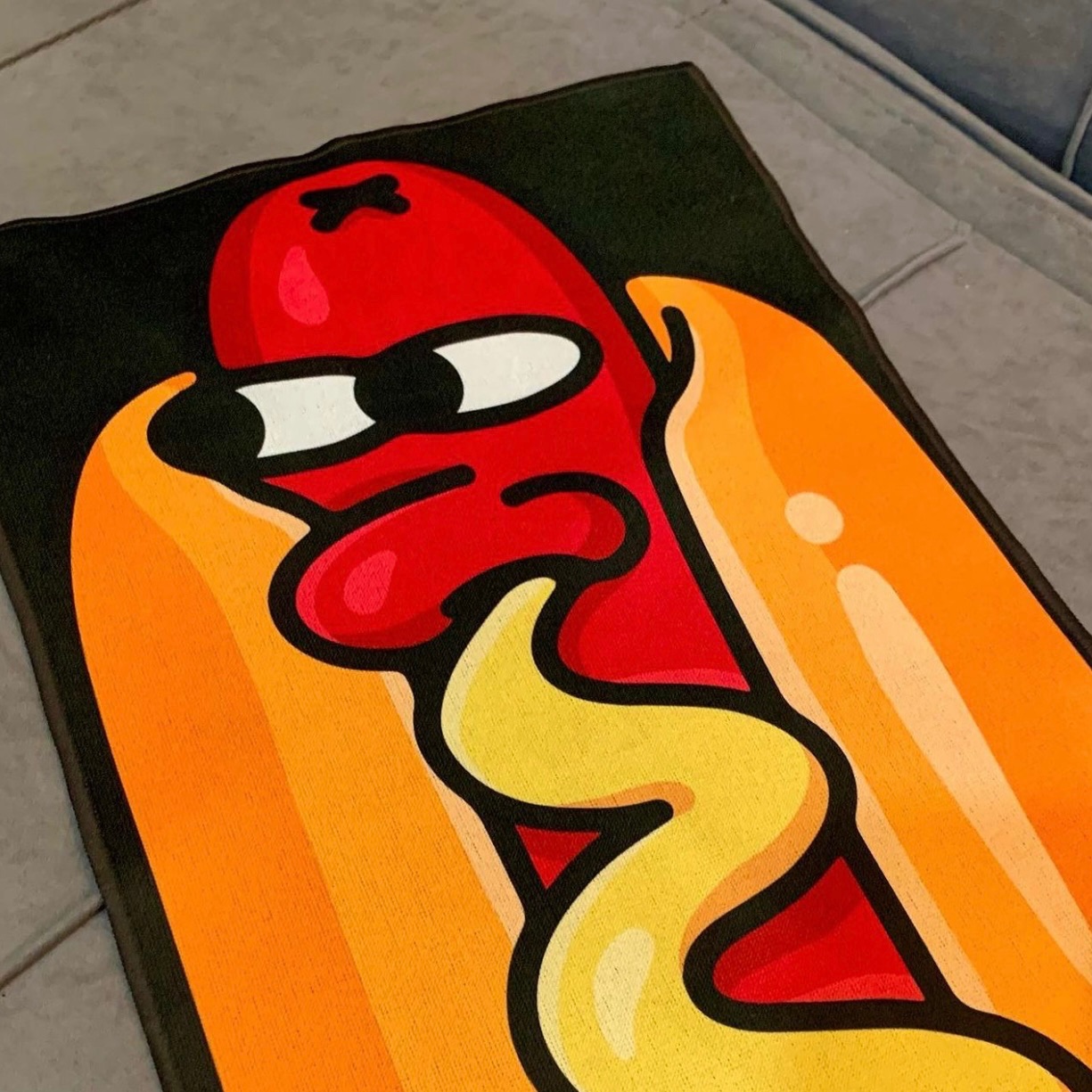 鼻涕熱狗運動毛巾