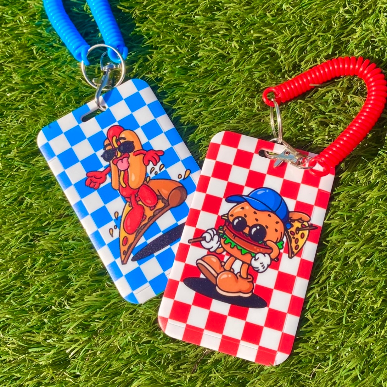 美式食物票卡夾