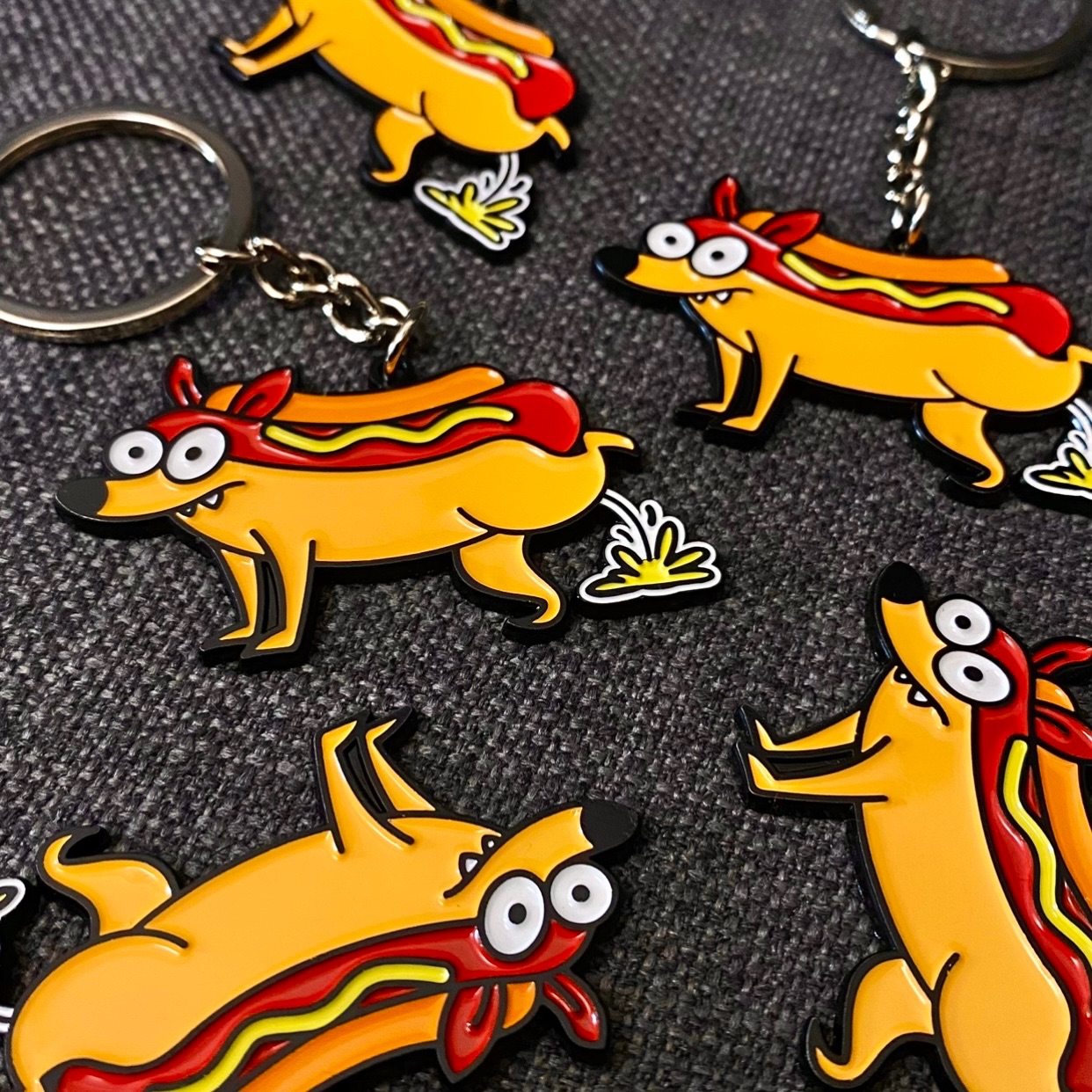 美式金屬鑰匙圈