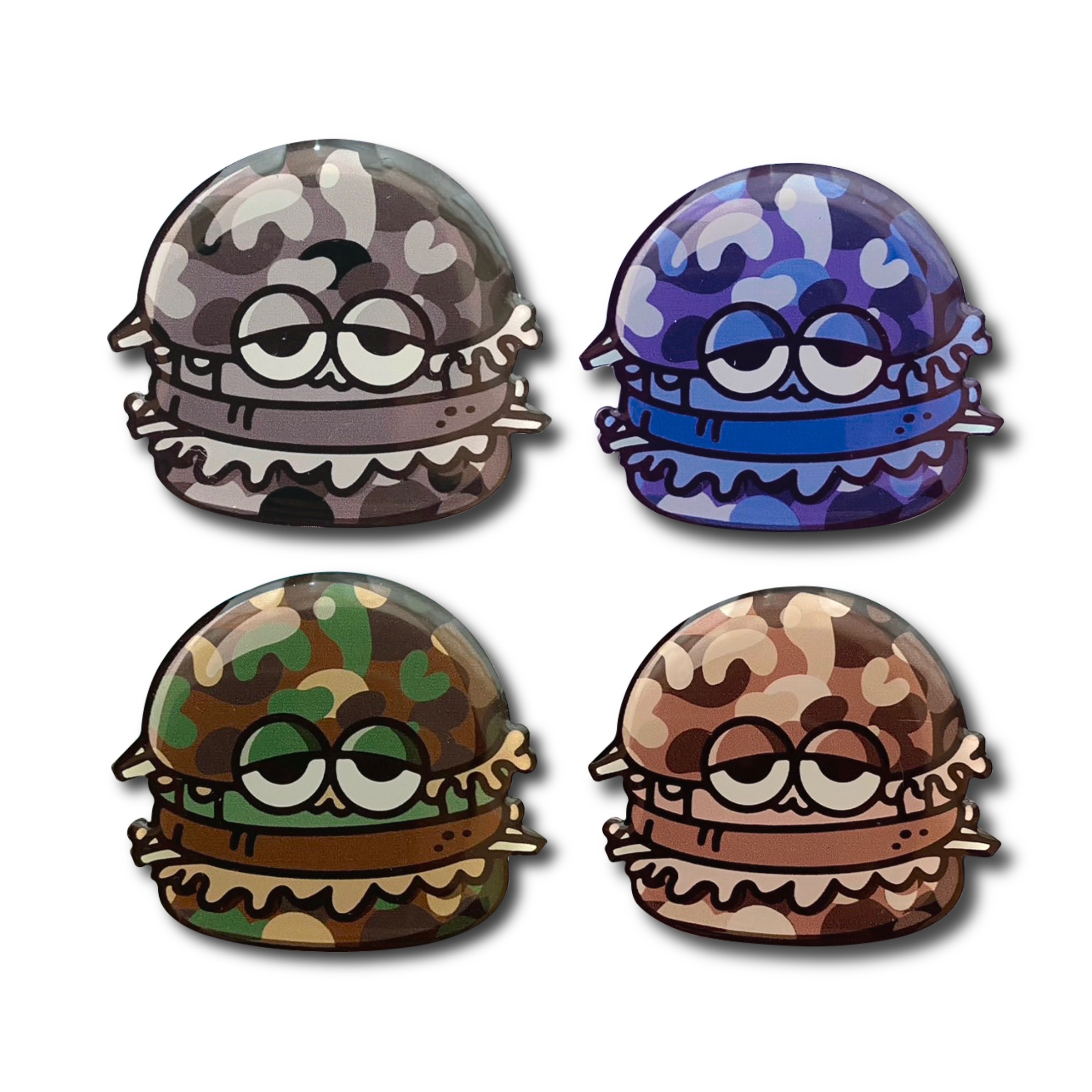 迷彩漢堡Magsafe手機支架