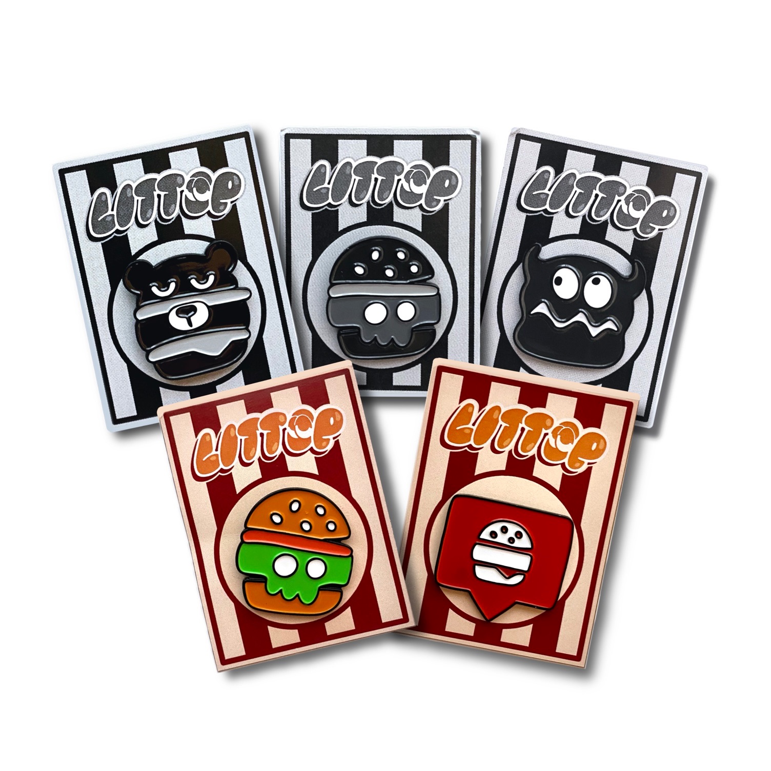 黑白款金屬別針