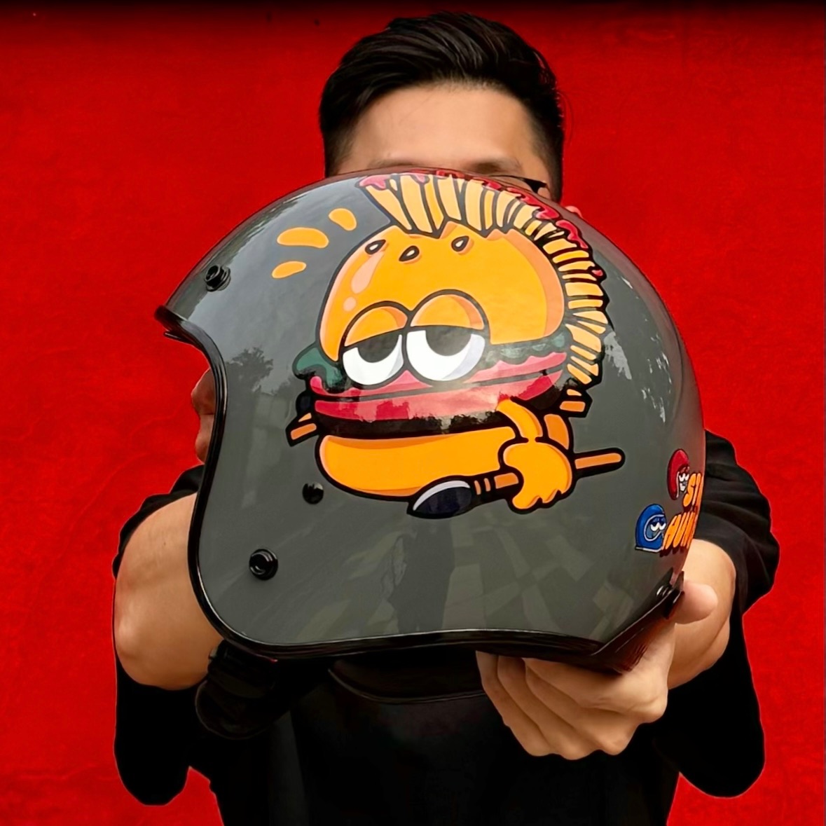 日頭 x EN聯名漢堡安全帽