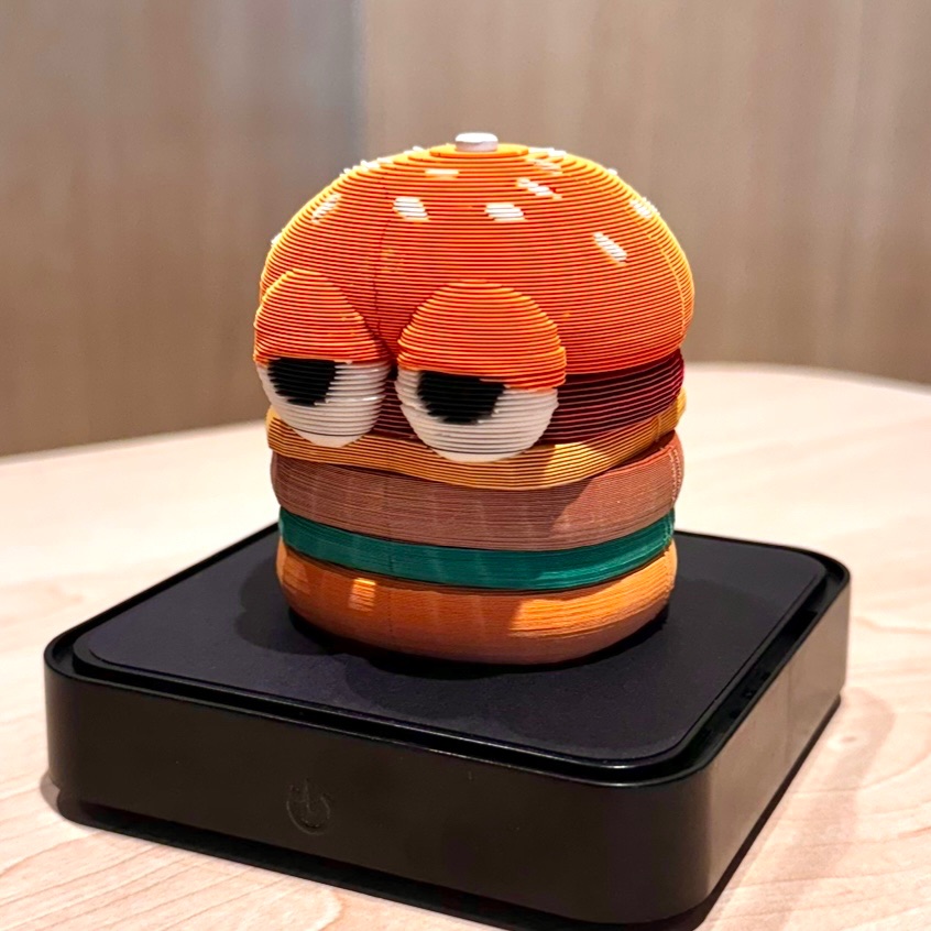 2025立體漢堡日曆