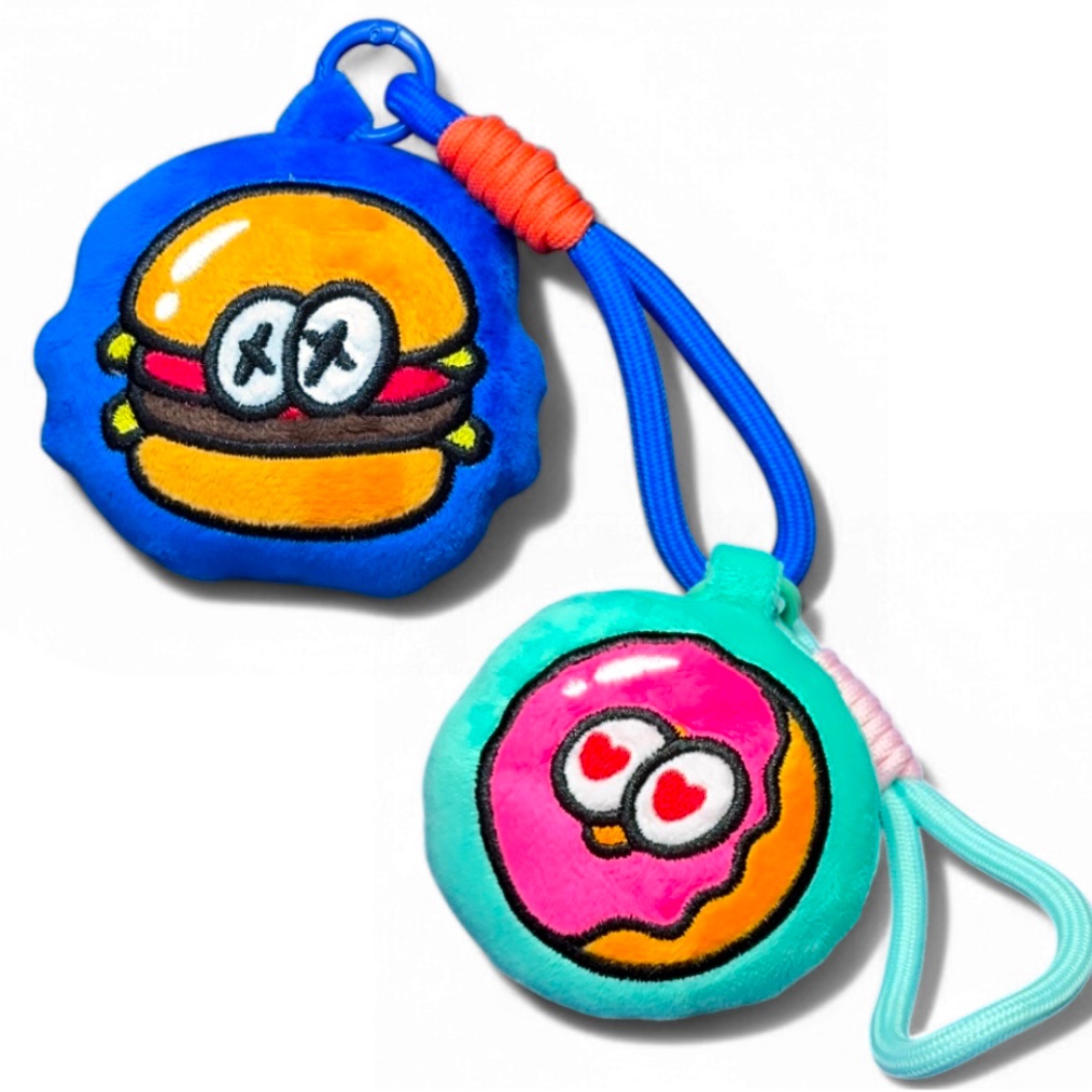 Foodie刺繡娃娃吊飾