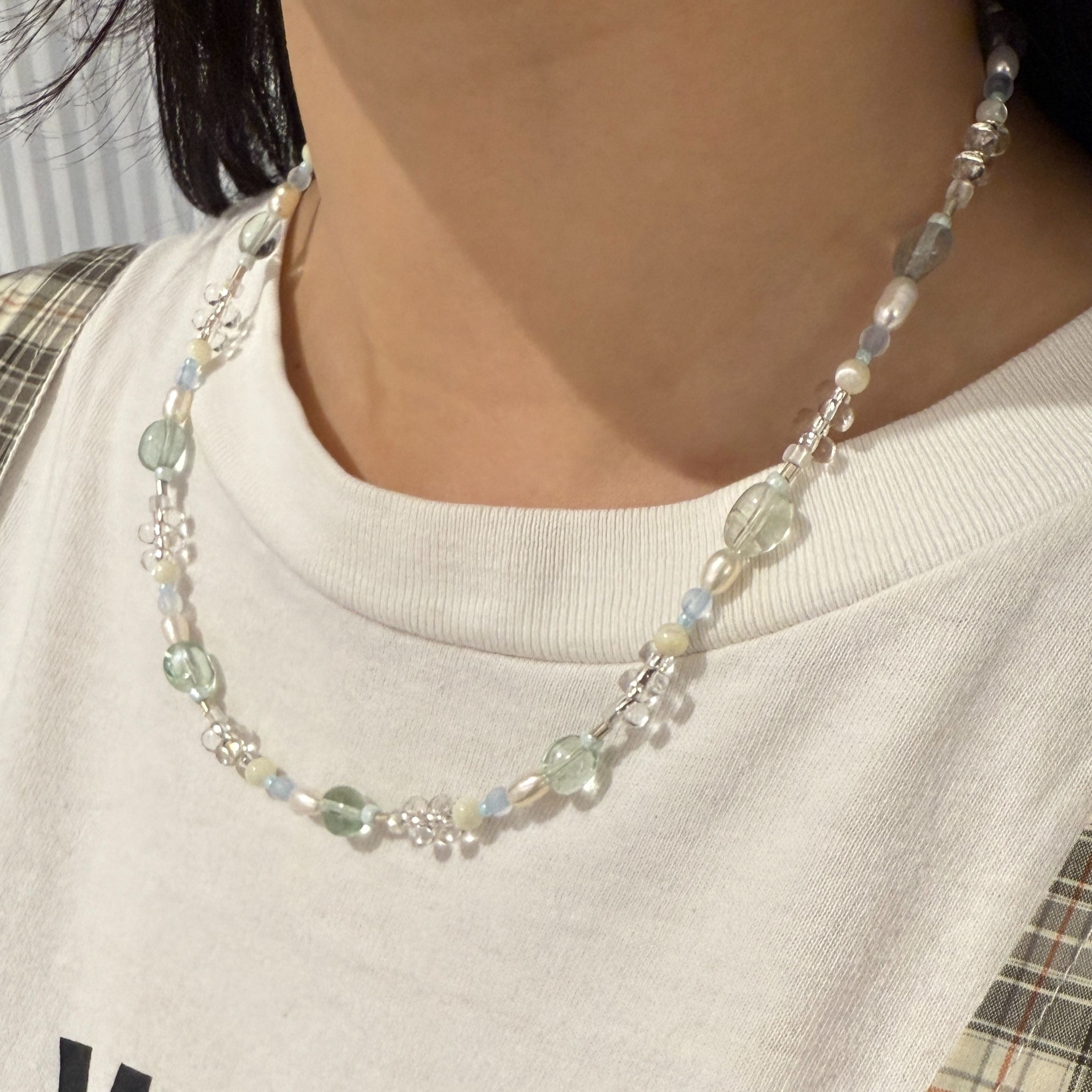 透明系串珠項鍊