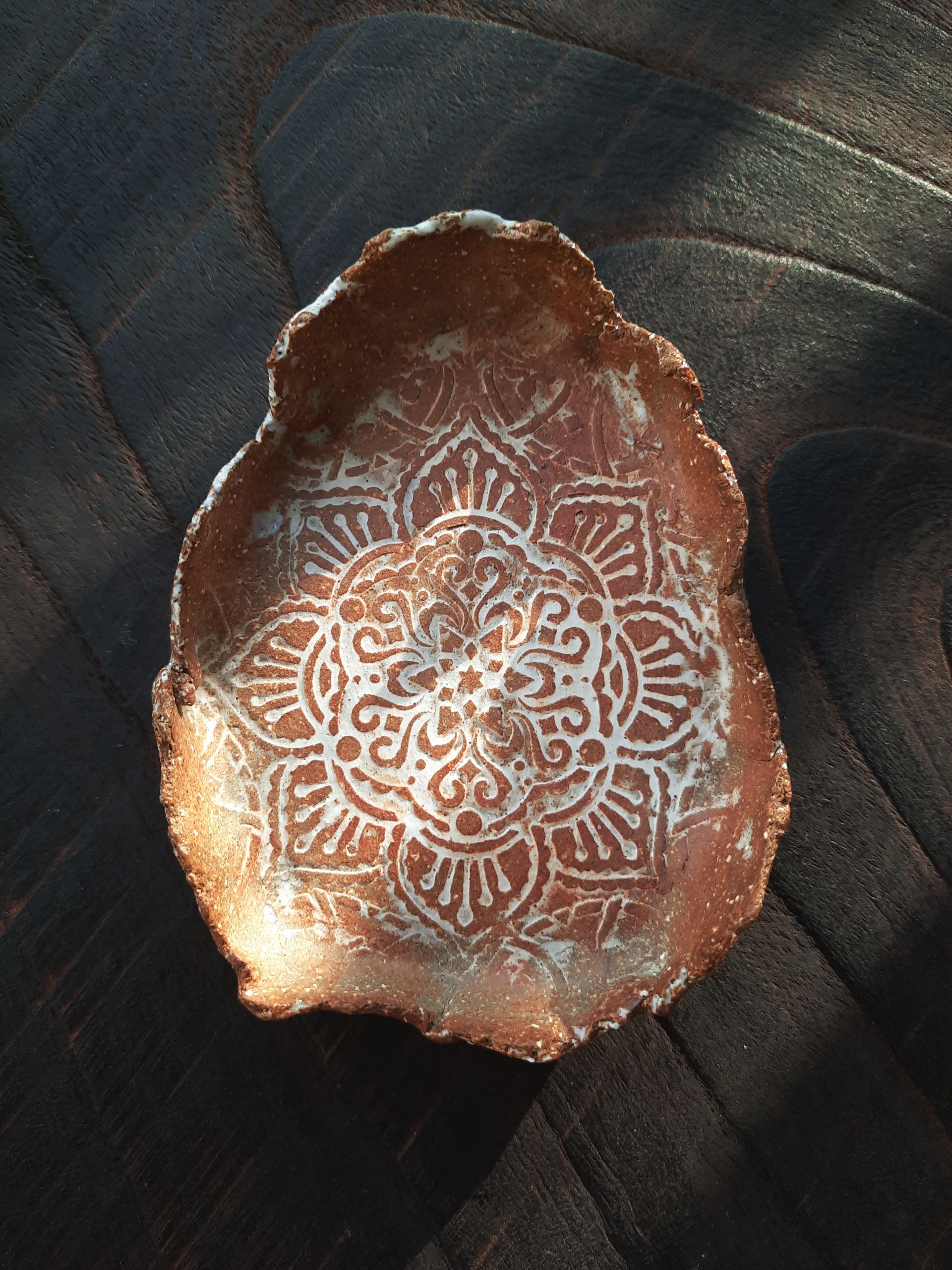 Mandala 曼陀羅手作陶盤