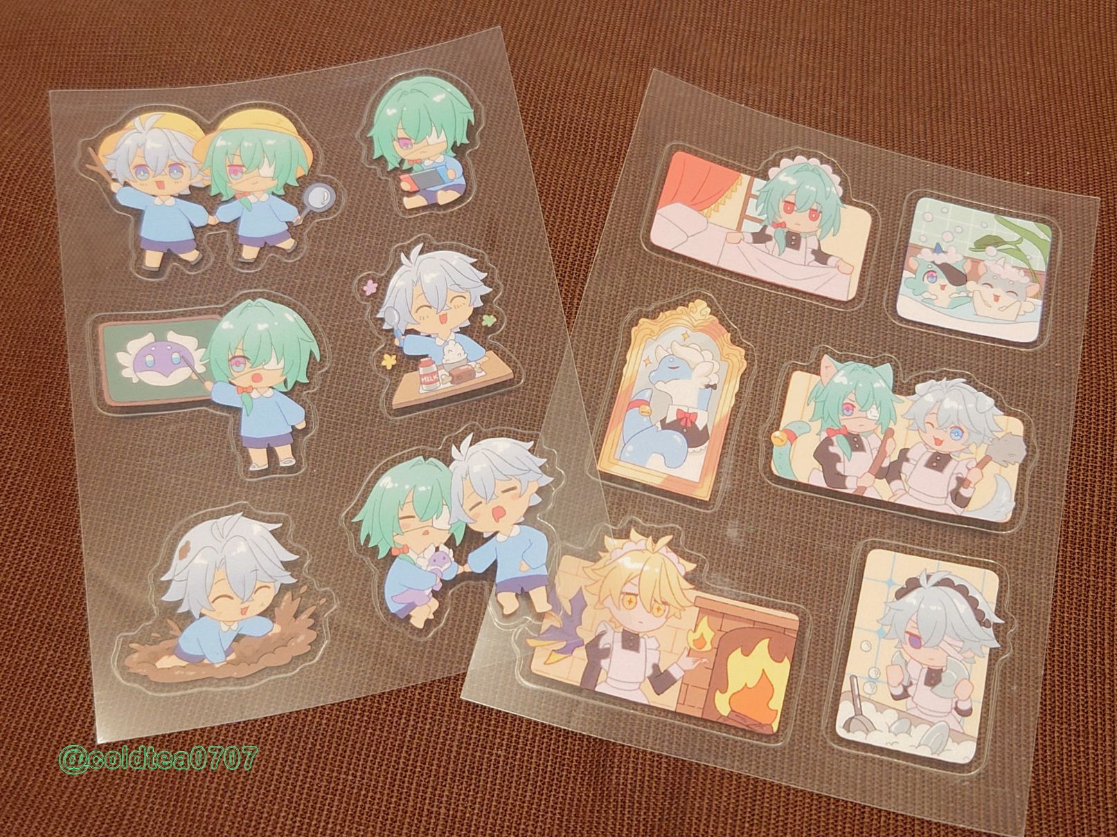 【崩壞:星穹鐵道-厄夏同人製品】A6透明半斷貼紙