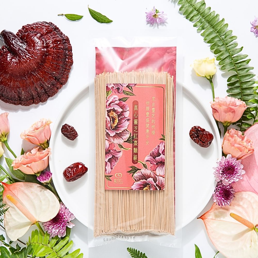 【靈芝草人】真心靈芝紅棗麵線 （300g/包）