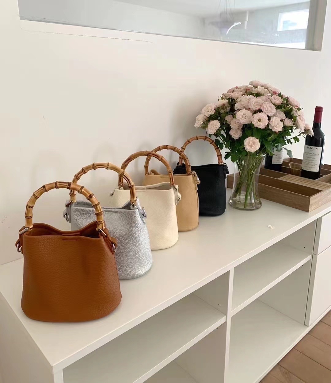 新中式竹節水桶包