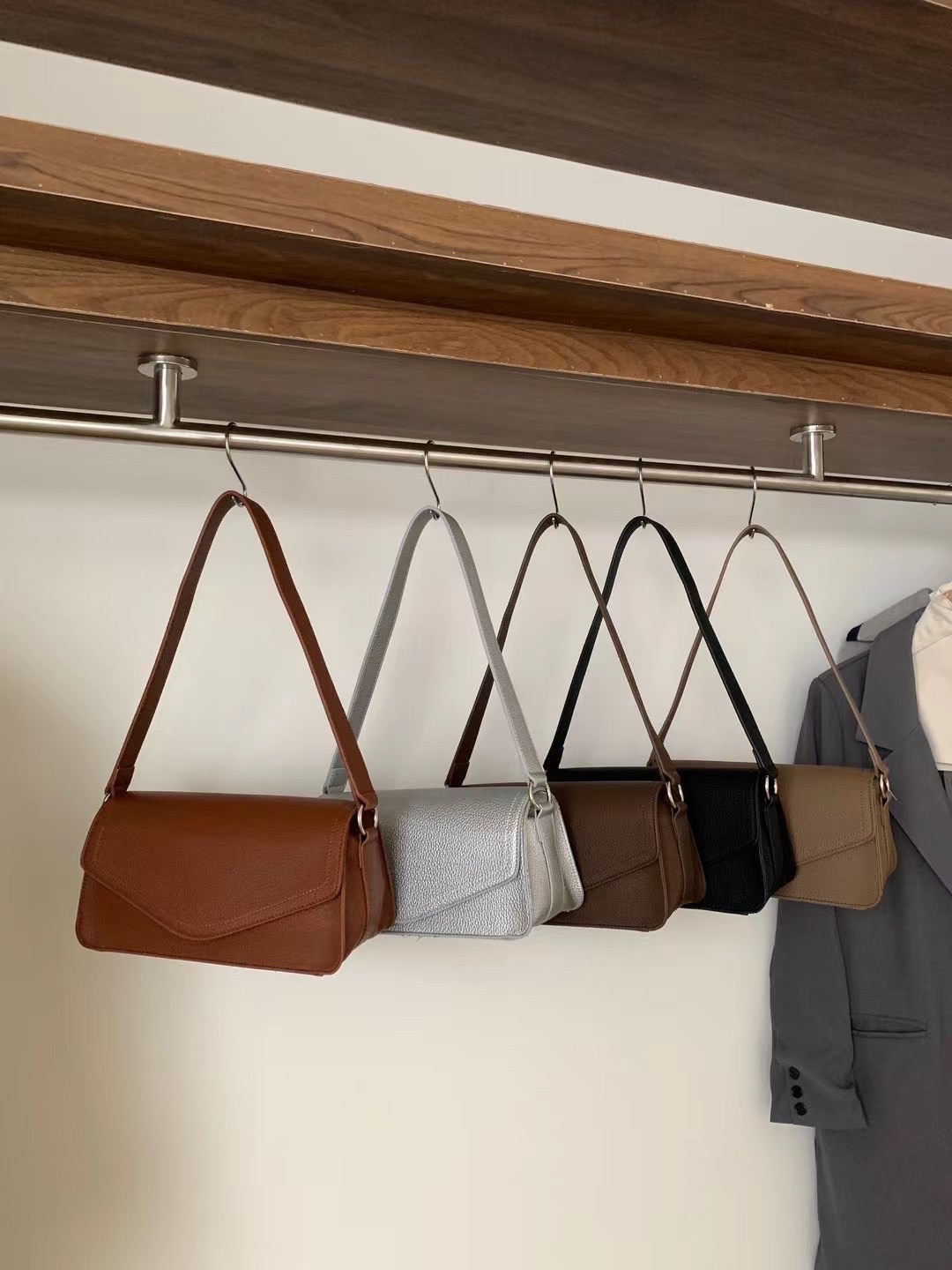 復古信封單肩包