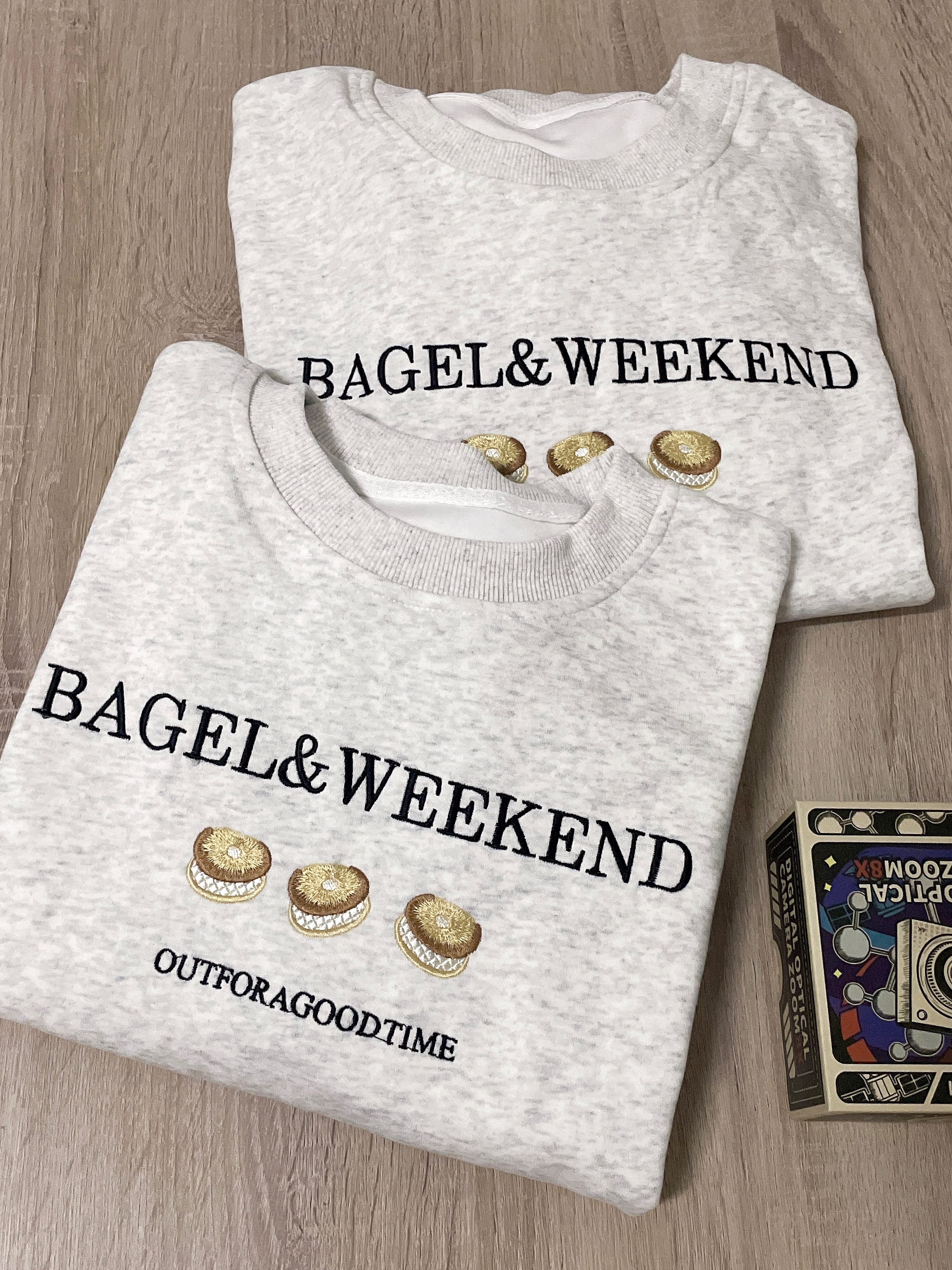 刺繡甜甜圈大學T🍩