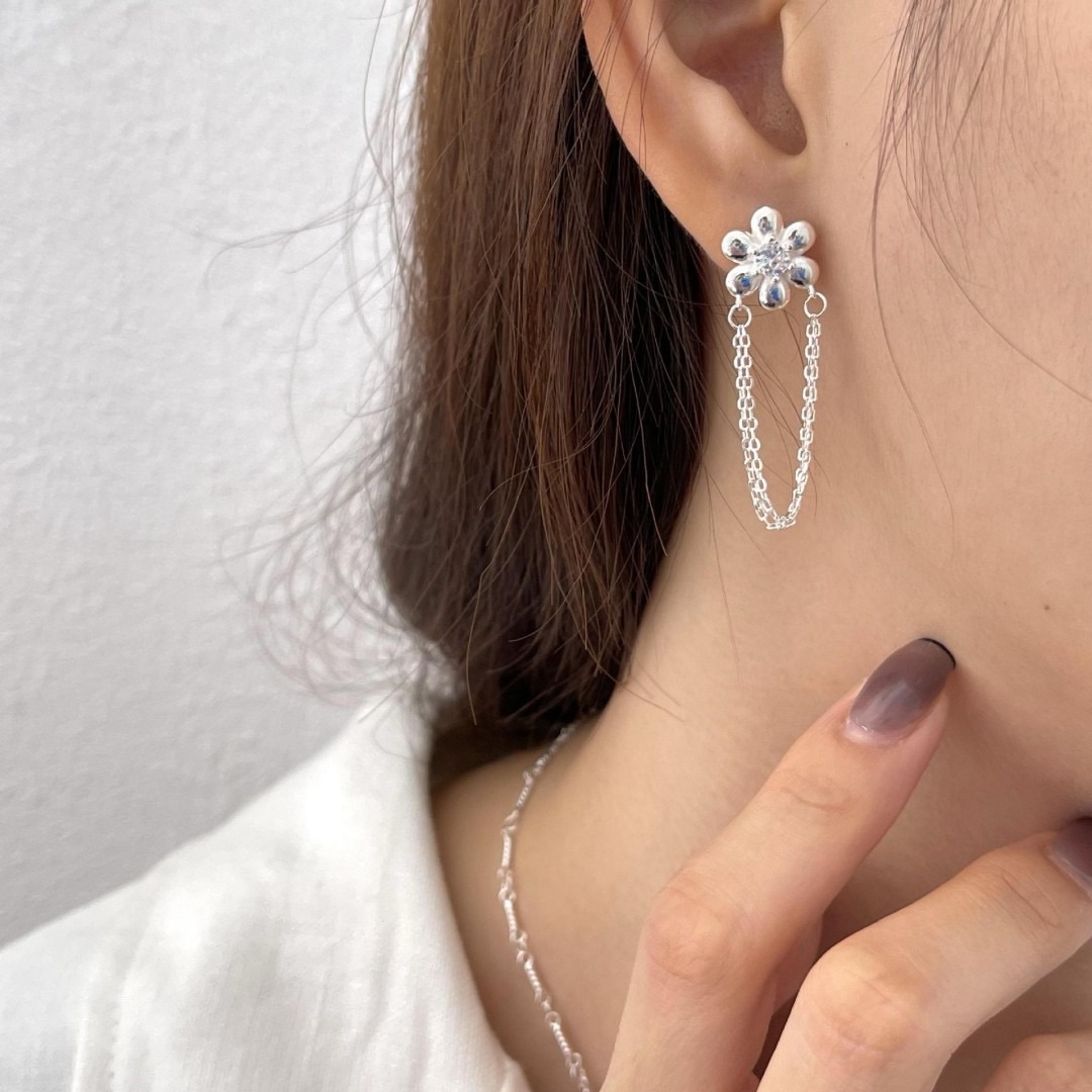 《個性款》澎澎小花耳環