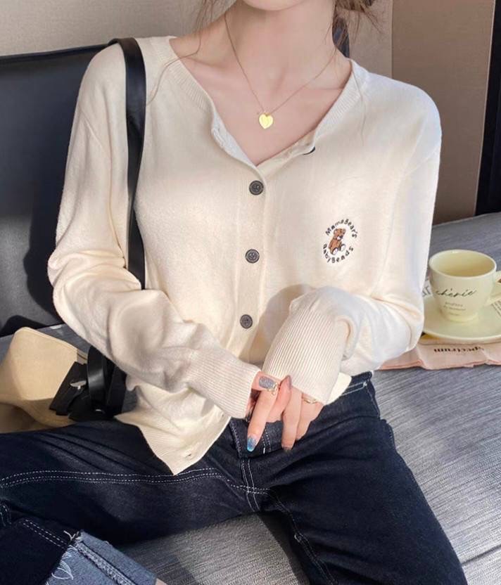 《軟綿綿🫧》小熊針織上衣