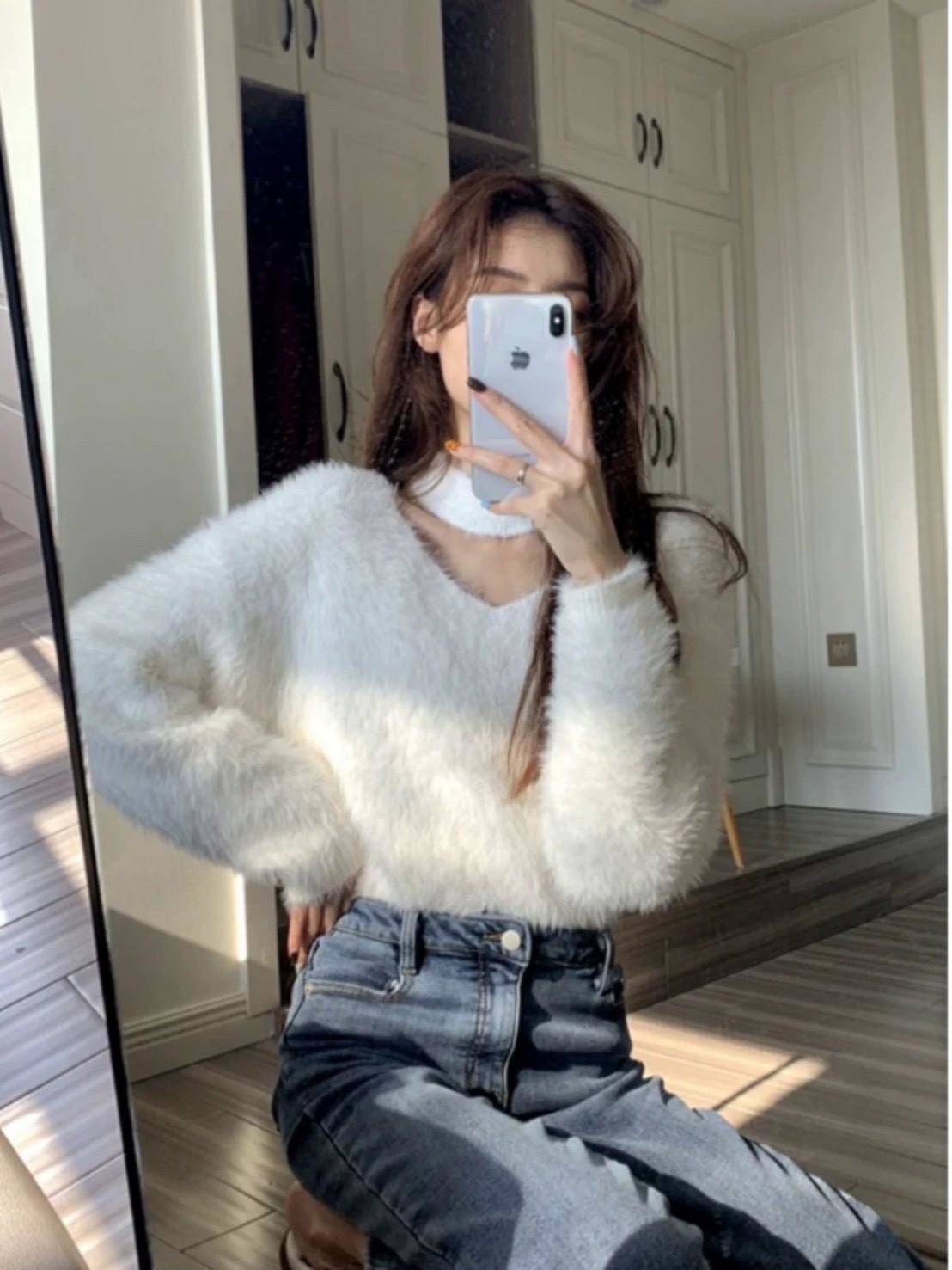 《暖呼呼》水貂毛毛衣
