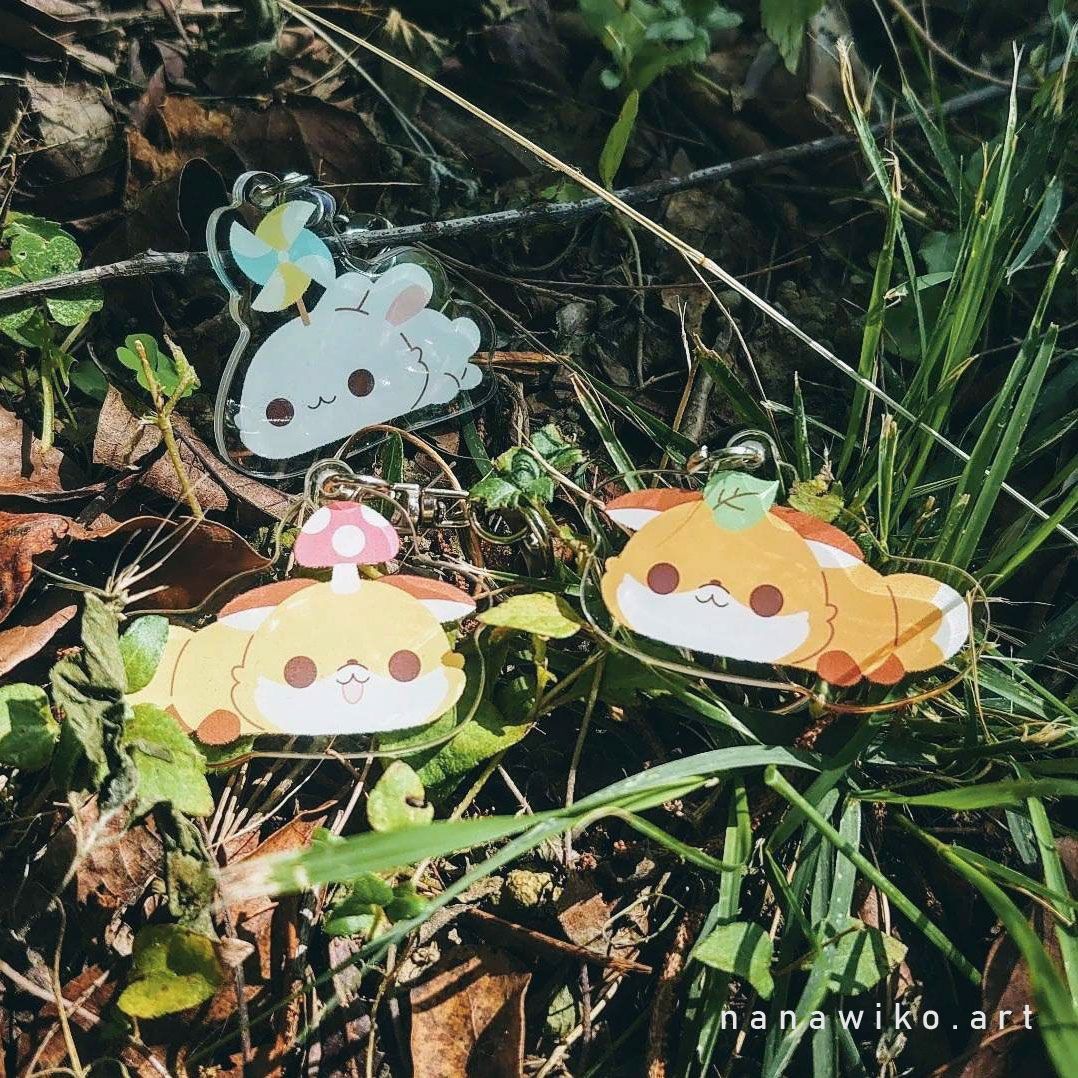 【娜娜葳葳Nanawiko】趴趴壓克力吊飾｜3款