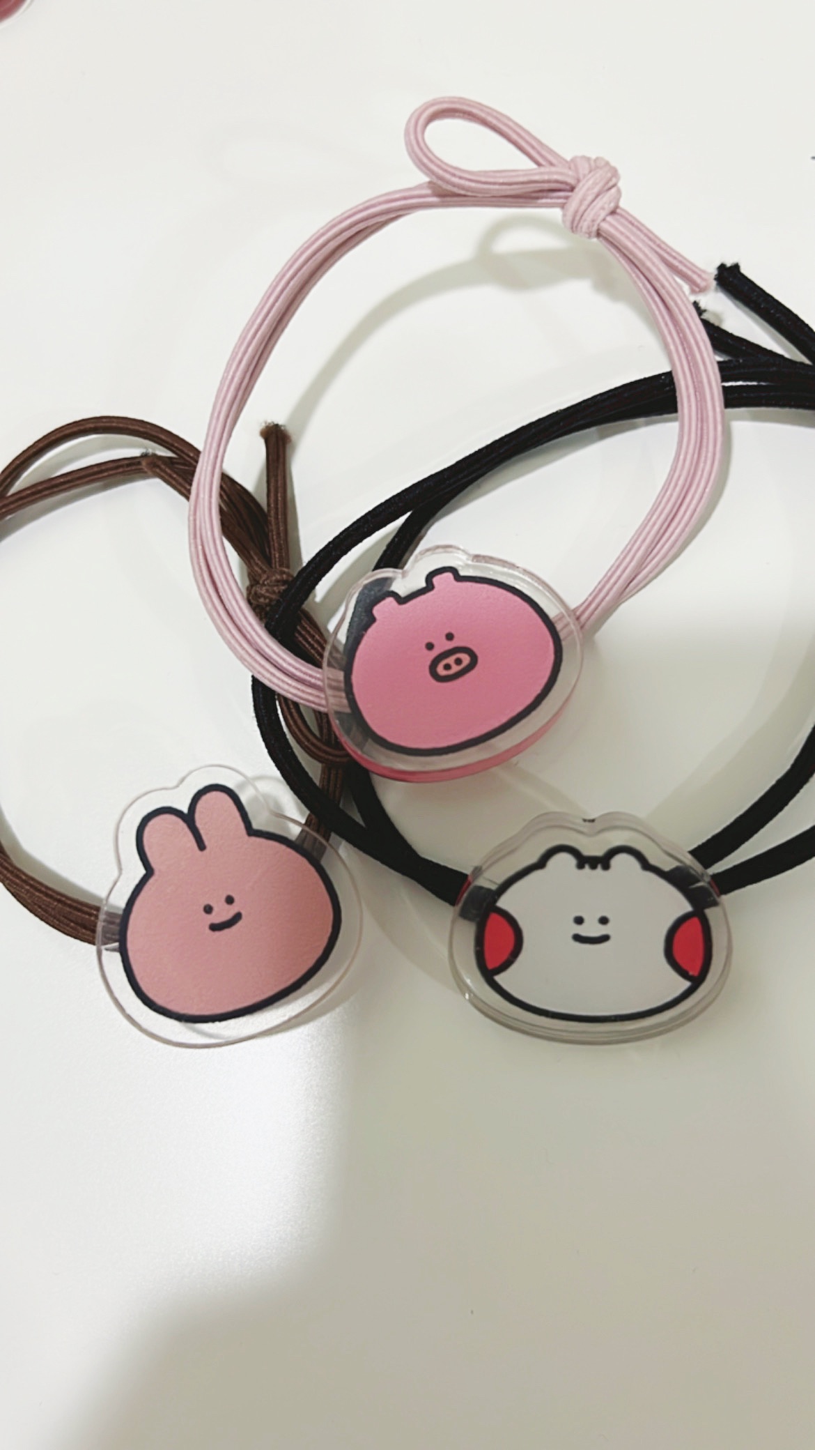 小喵we 壓克力髮圈