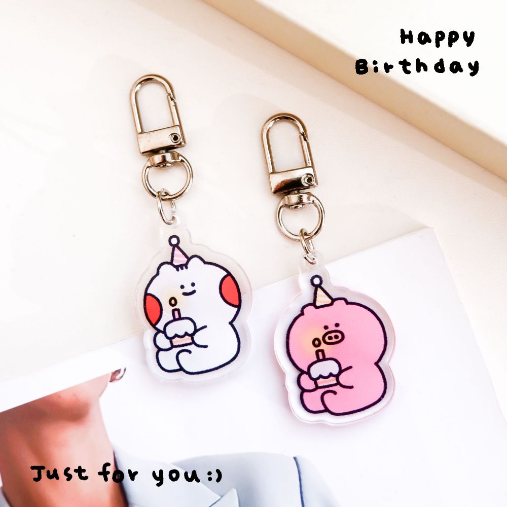 小喵we 生日吊飾