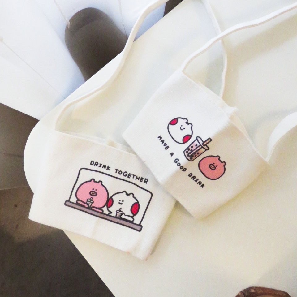 小喵we 飲料提袋啊