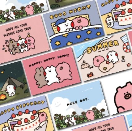 小喵we 厚磅明信片