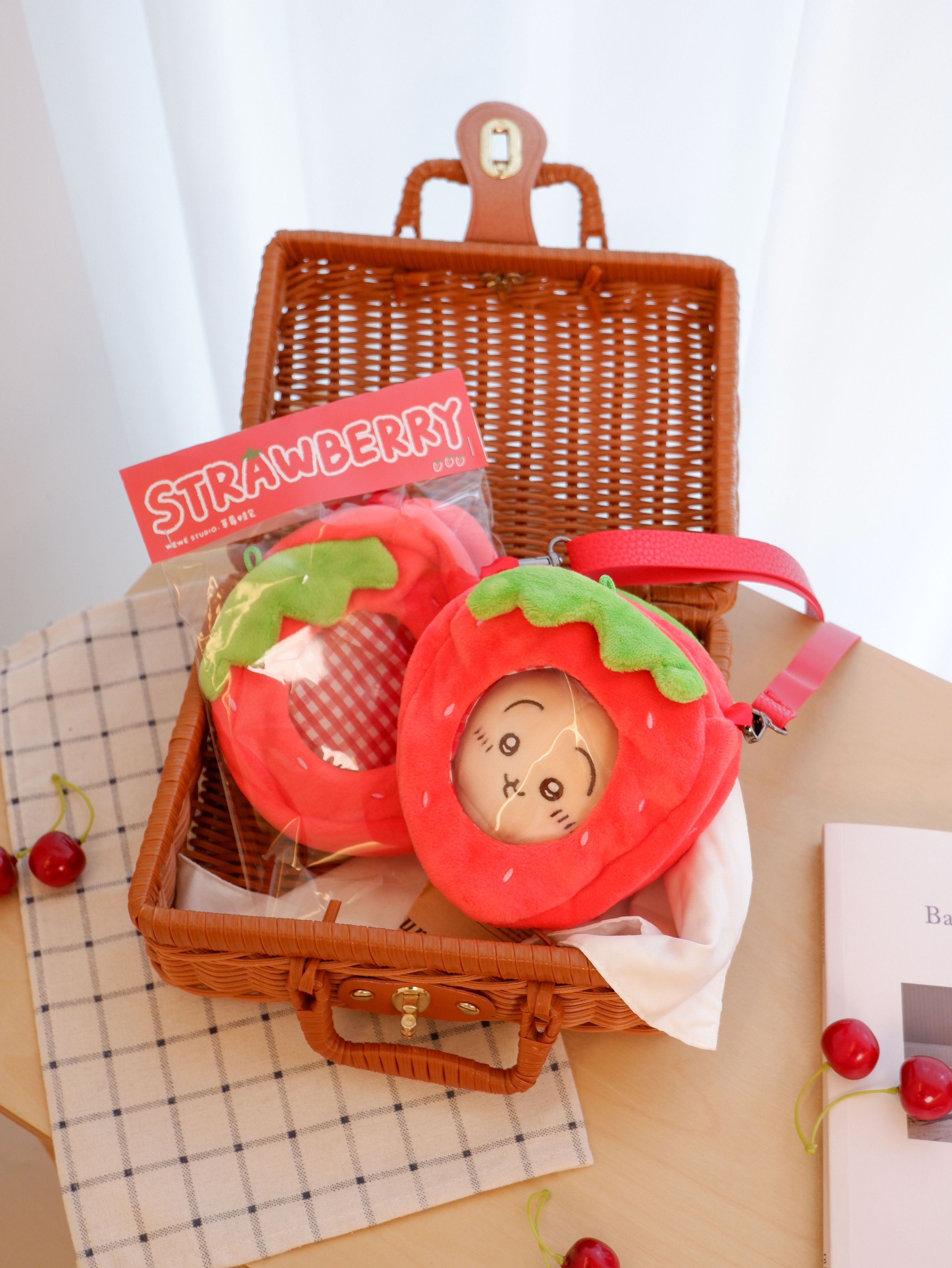 草莓娃包 雙面
