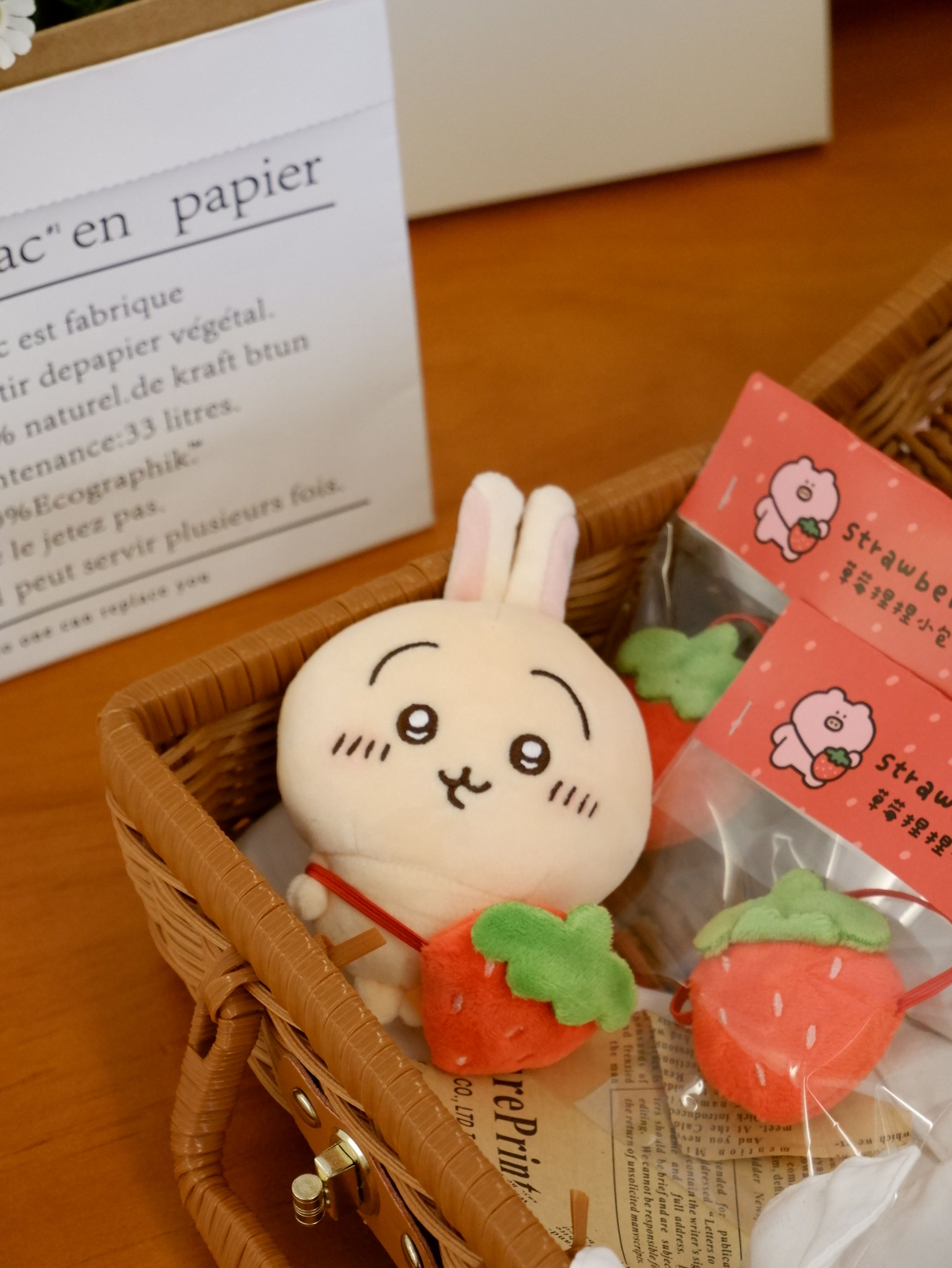 ＜預購＞草莓捏捏娃包 出貨天2-3周