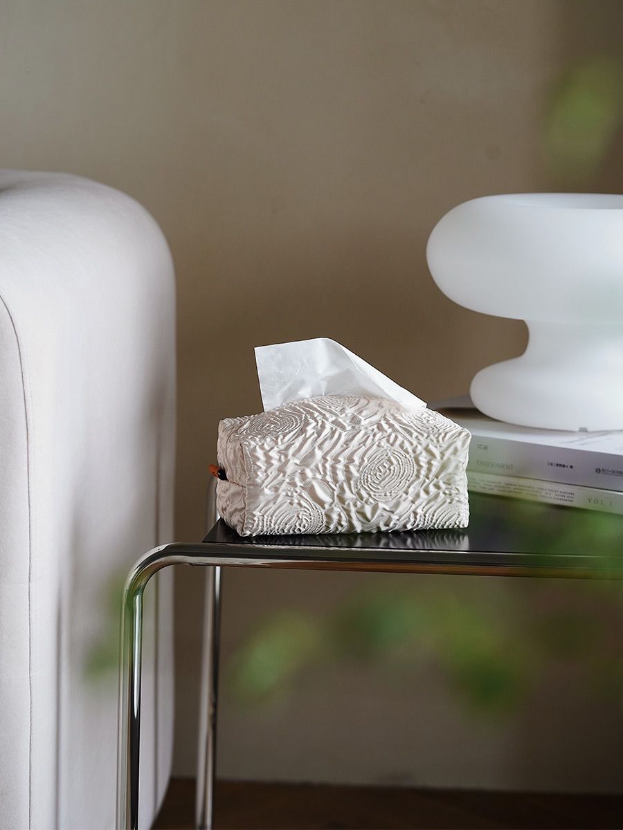 家用桌面 壓花紙巾盒